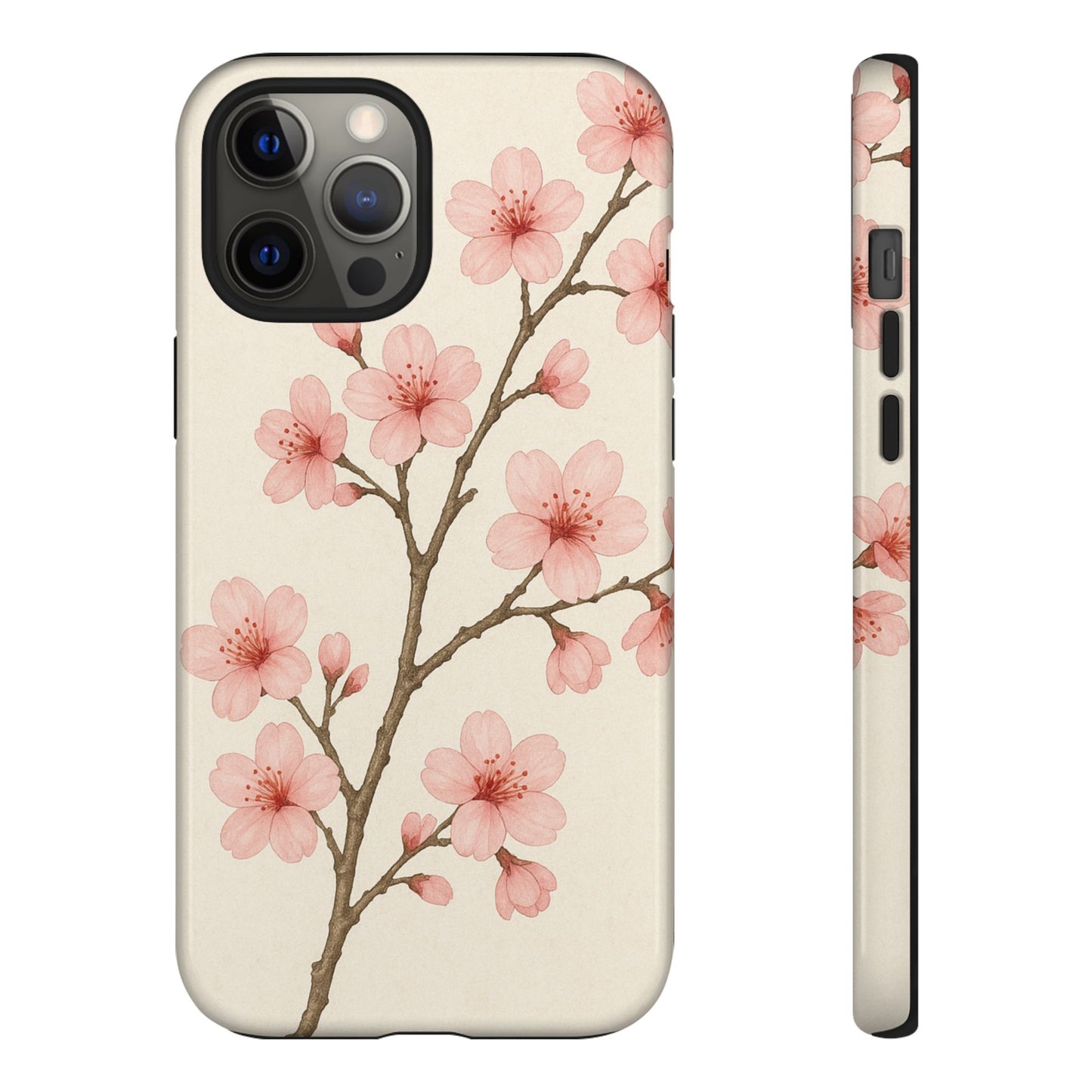 Cherry Blossom Phone Case, Floral Phone Cover, Tough Case for Gifts, Spring Decor, Cute Tech Accessories, Nature Lover's Gift