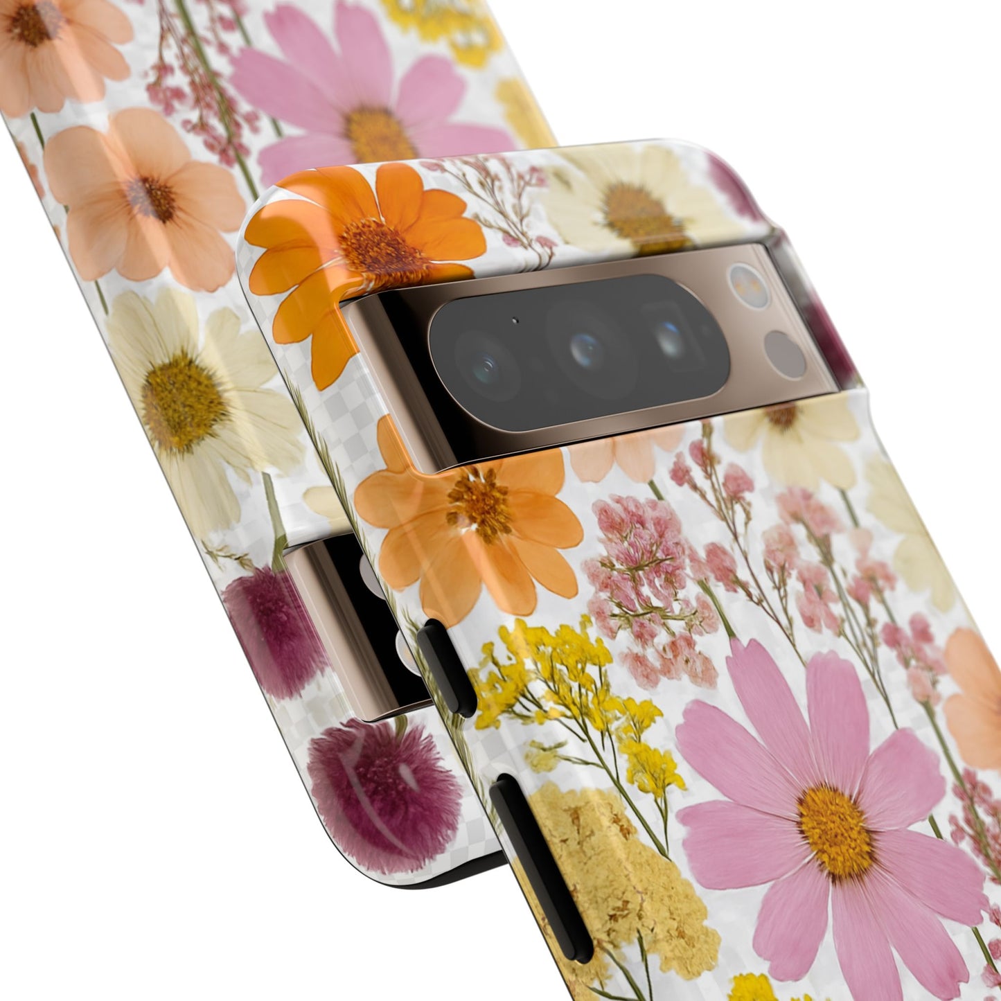 Floral Phone Case - Tough Cases, Stylish Protective Cover, Flower Design, Trendy Gift, Nature Lover Accessory, DRIED FLOWERS