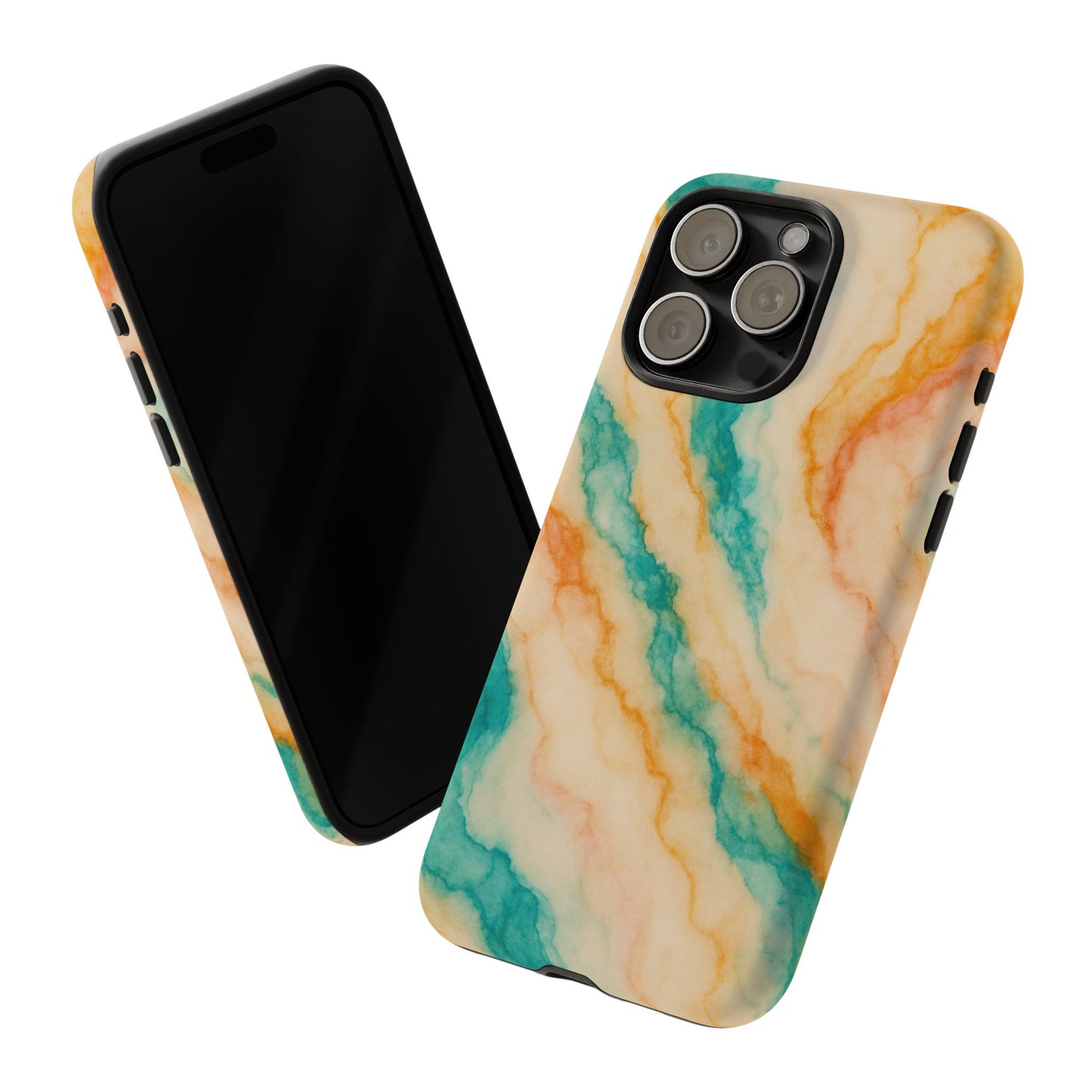 Stylish Phone Case - Tough Cases with Abstract Marble Design, Trendy Accessory, Gift for Her, Protective Case, Unique Phone Cover