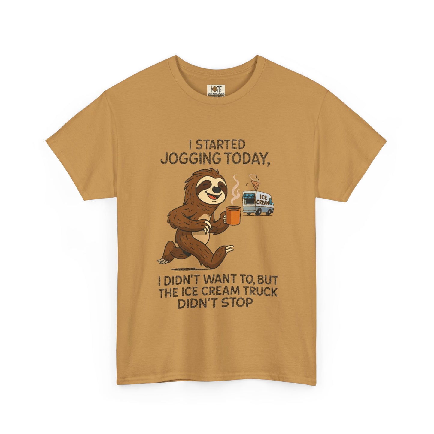 Funny Sloth Jogging T-Shirt | Gift for Exercise Lovers, Animal Humor Tee, Cute Sloth Apparel, Birthday Gift, Casual Wear