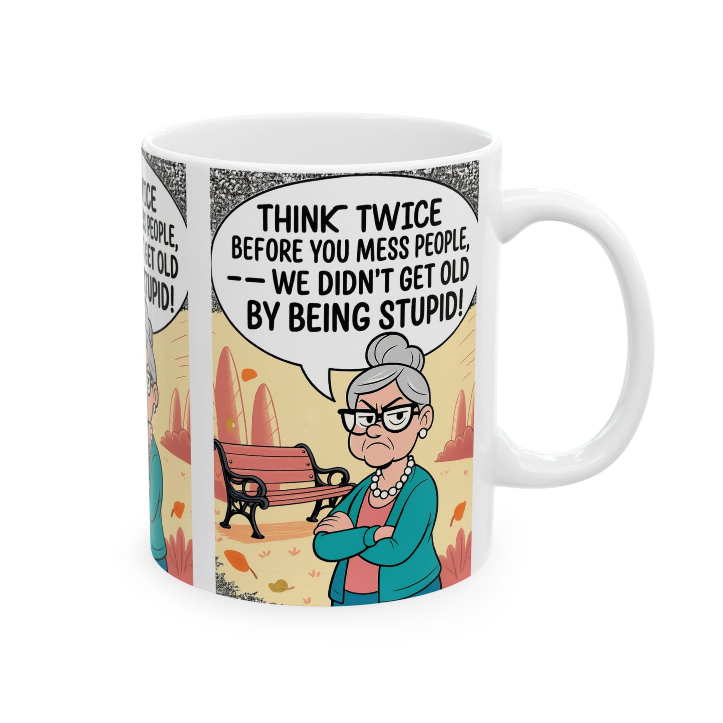 Sassy Granny Mug with Quote | Funny Ceramic Coffee Cup | Gift for Granny, Birthday Mug, Humorous Kitchenware, 11oz, 15oz