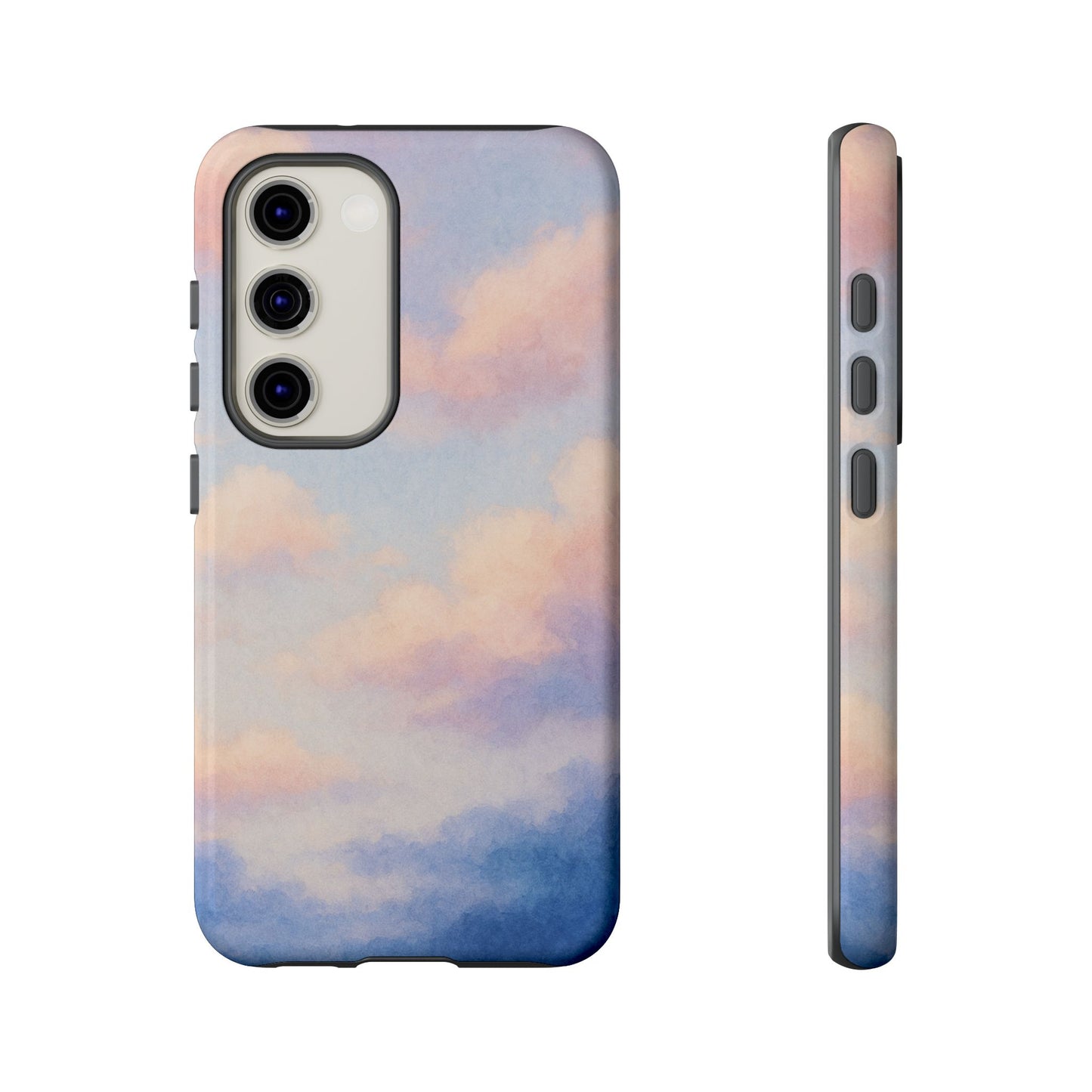 Sky Blue Cloud Phone Case, Tough Phone Cover, Aesthetic Cell Phone Accessory, Gift for Teen, Trendy Tech Protection