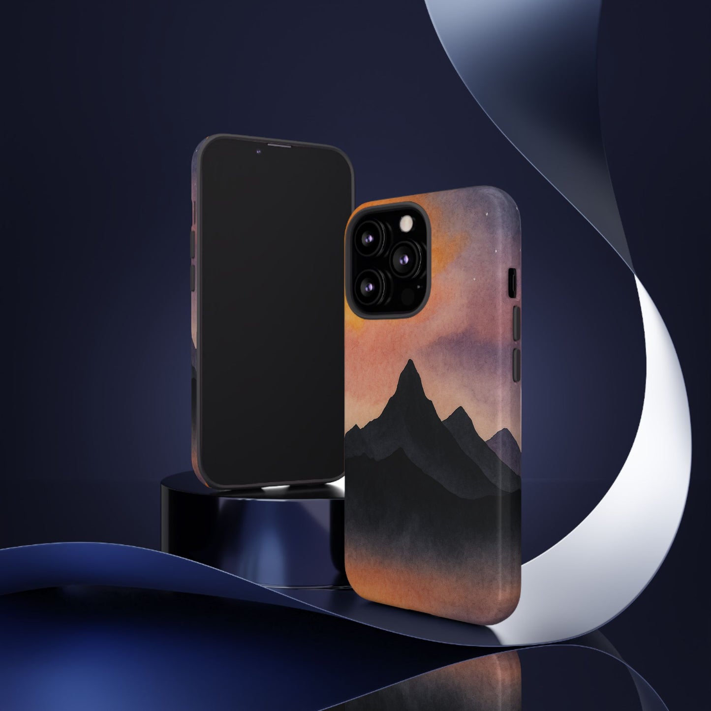 Mountain Sunset Phone Case, Nature Lover's Gift, Adventure Phone Cover, Unique Cellphone Accessories, Outdoor Enthusiast Decor
