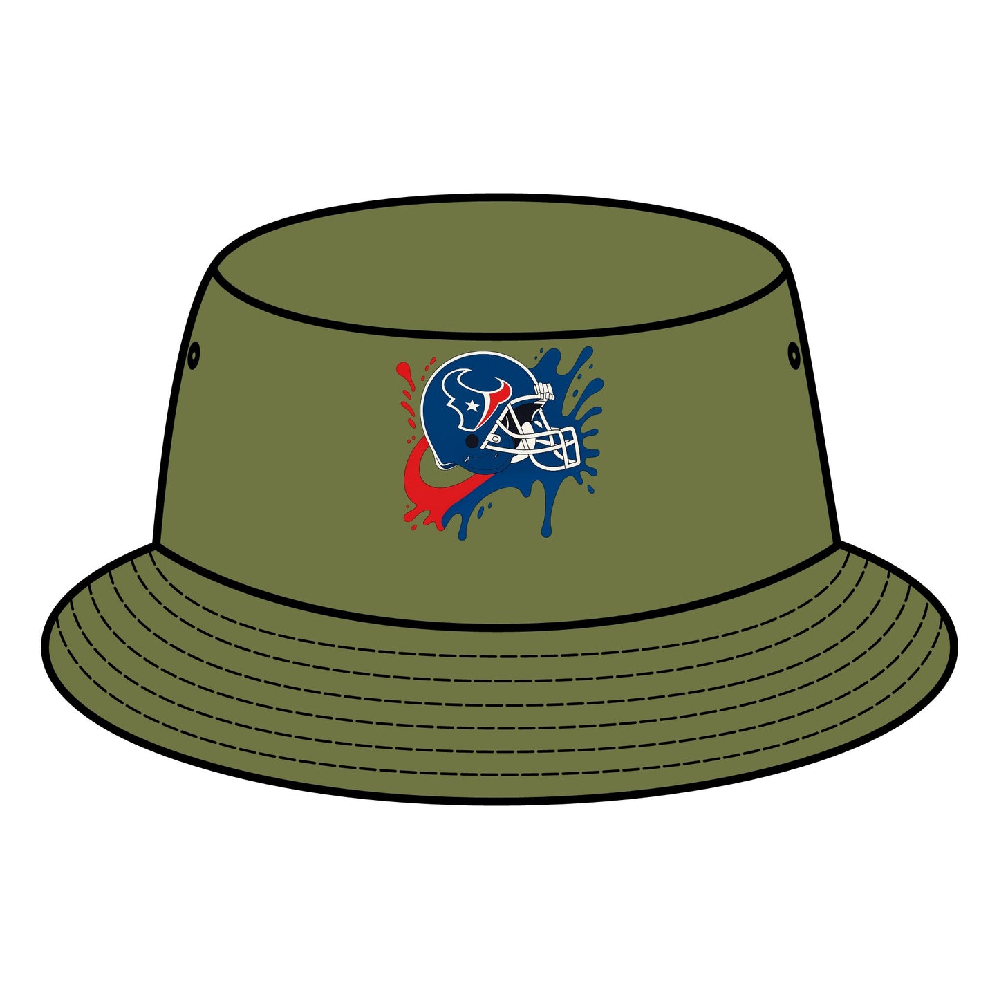 Vibrant Sports Bucket Hat | Summer Accessories, Gift for Sports Fans, Beachwear, Trendy Headwear, Festival Fashion