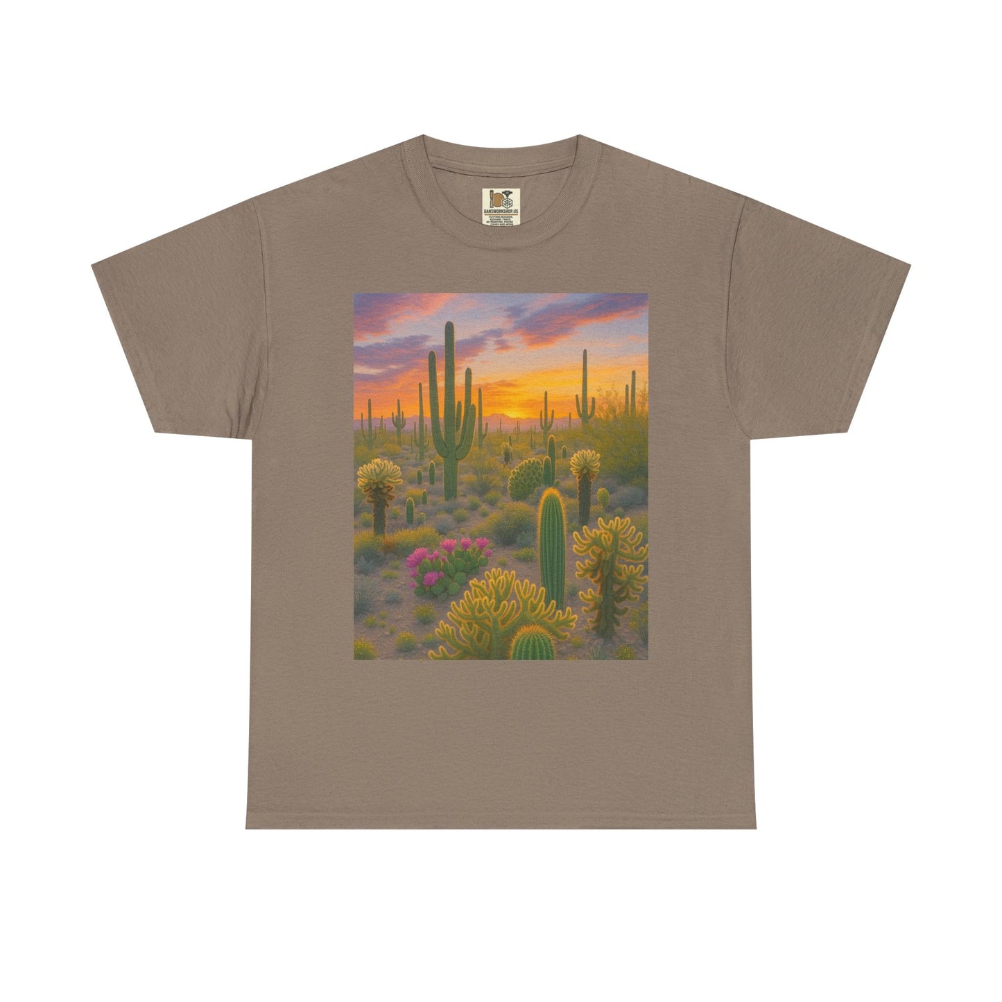 Desert Sunset Unisex Tee, Boho Style Shirt, Nature Lover Gift, Cactus [...]