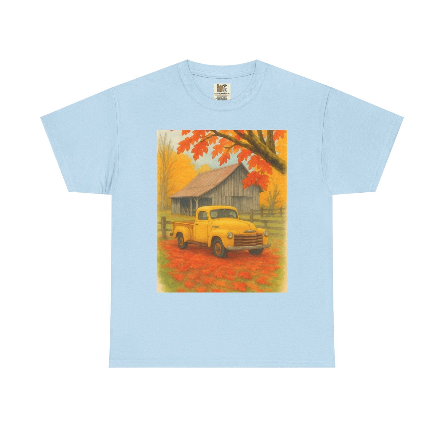 Autumn Vibes Unisex Heavy Cotton Tee, Fall Shirt, Vintage Truck Tee, Cozy [...]