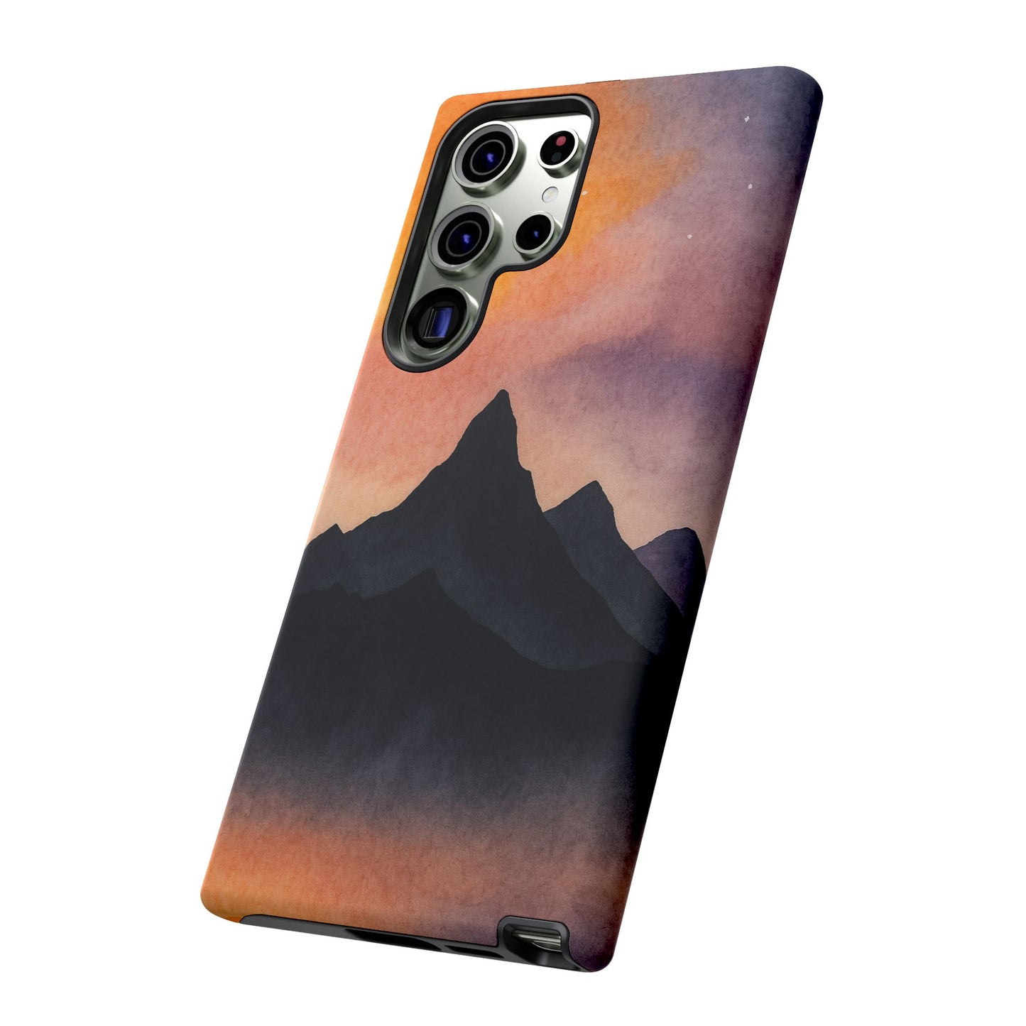 Mountain Sunset Phone Case, Nature Lover's Gift, Adventure Phone Cover, Unique Cellphone Accessories, Outdoor Enthusiast Decor