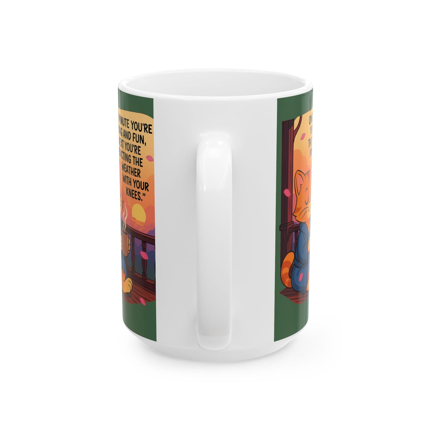 Cozy Cat Quote Ceramic Mug, Funny Gift, Cat Lover Mug, Home Decor, Tea and Coffee Cup, Perfect for Birthday or Holiday