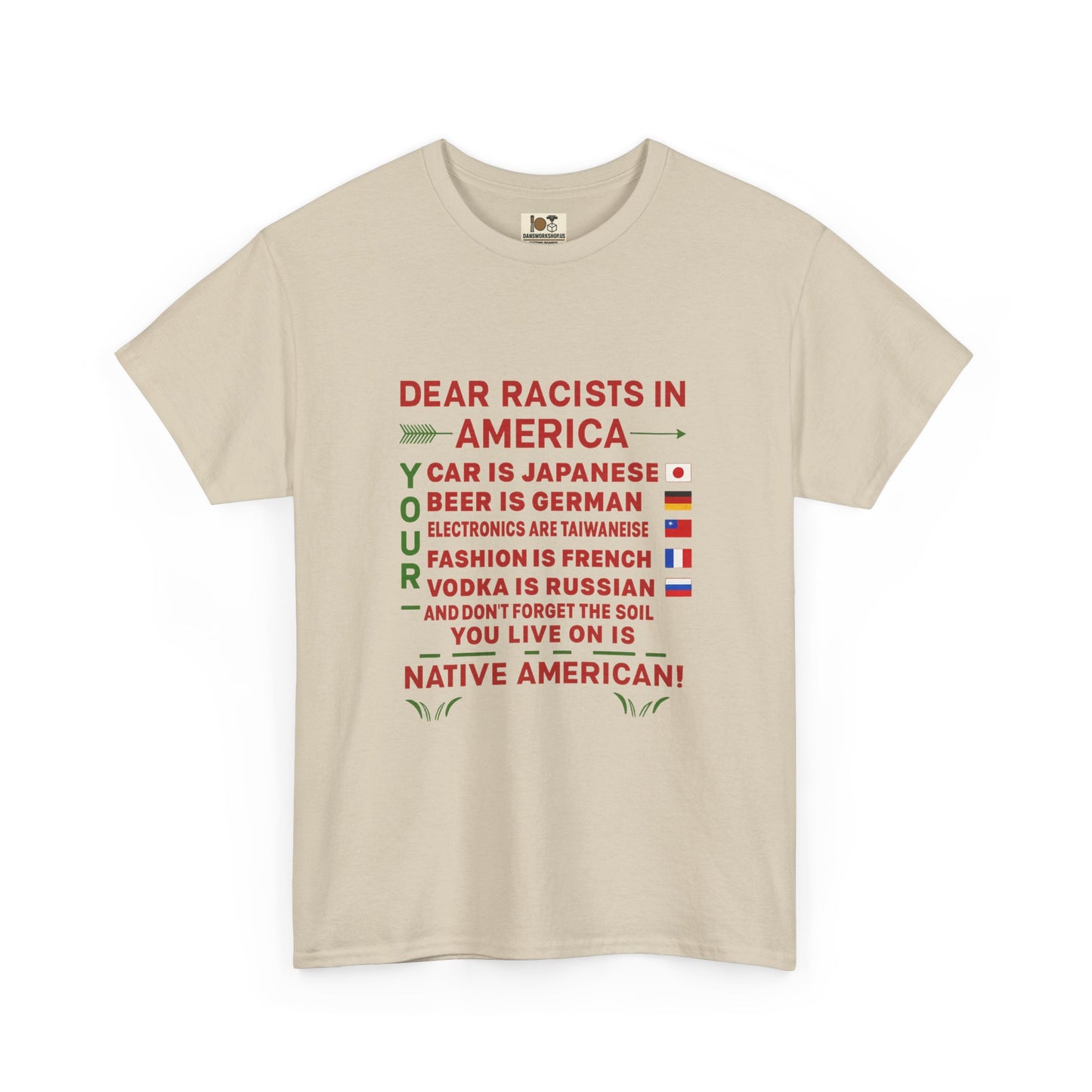Cultural Awareness Tee, Unisex Heavy Cotton Tee, Anti-Racist Shirt, Social Justice Clothing, Statement T-Shirt, Gift for Activists