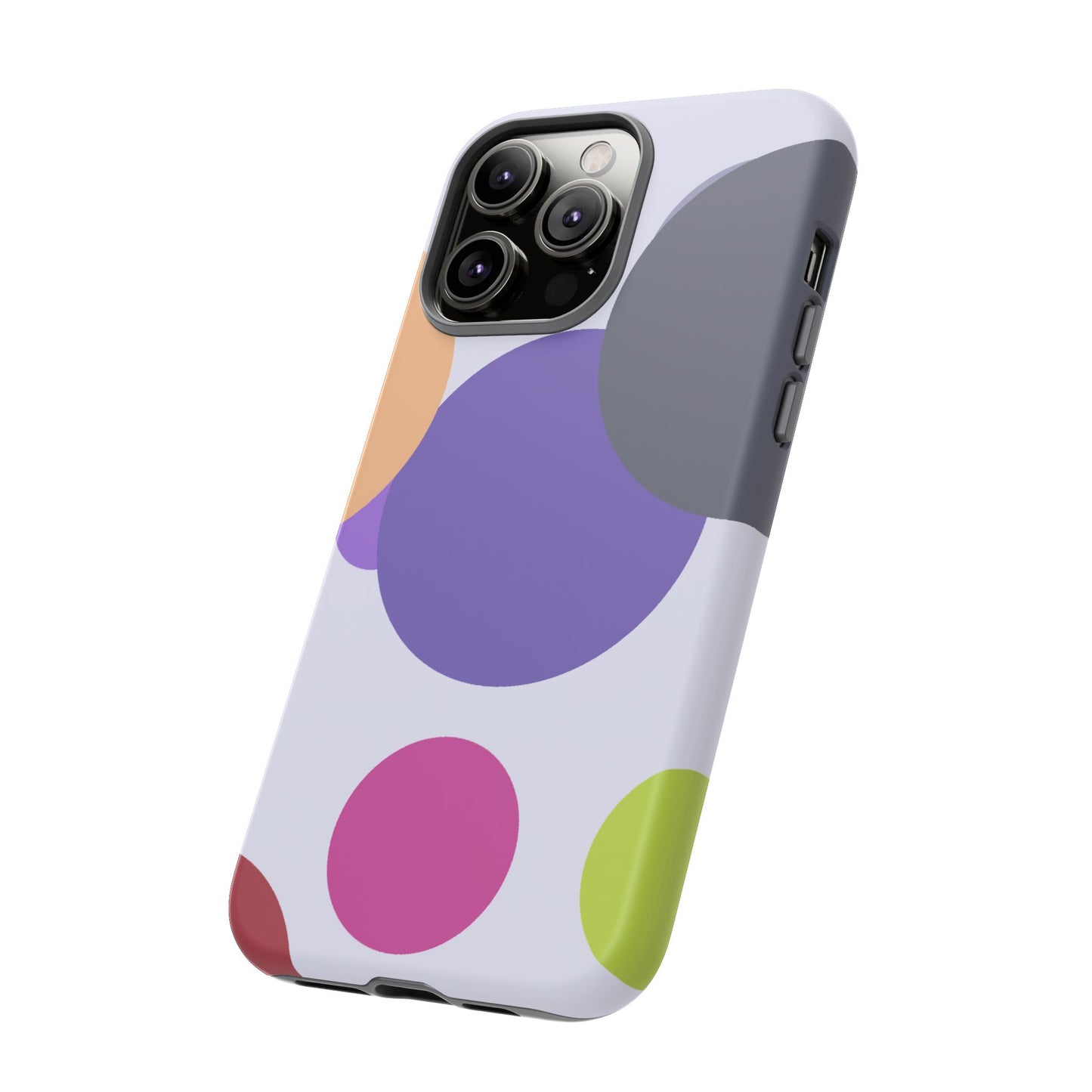 Colorful Geometric Phone Case, Bold Protective Cover for iPhone, Unique Gift for Trendy Teens, Fun Customizable Cases, Modern Design