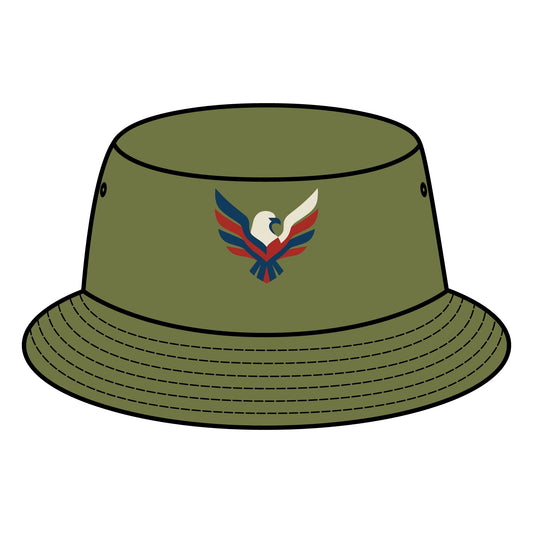 Patriotic Bucket Hat - Eagle Design, Summer Accessory, Outdoor Wear, Gift for Dad, 4th of July, Beach Hat