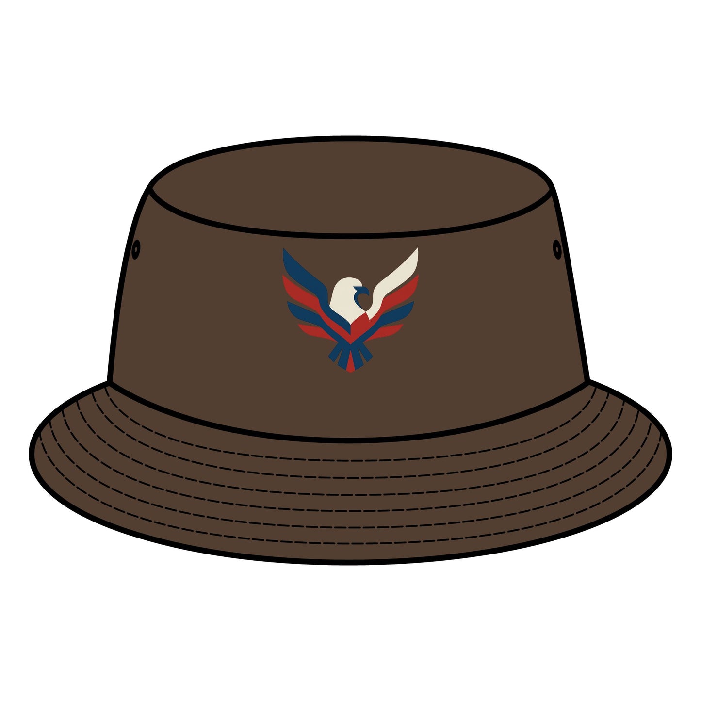 Patriotic Bucket Hat - Eagle Design, Summer Accessory, Outdoor Wear, Gift for Dad, 4th of July, Beach Hat