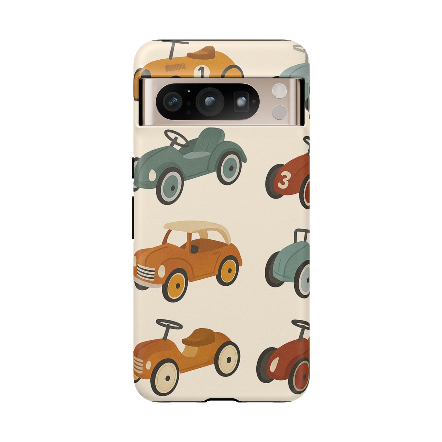 Vintage Car Phone Case, Tough Cases, Kids Gift, Car Lover Accessory, Retro Style, Phone Protection, Unique Design, pedal cars