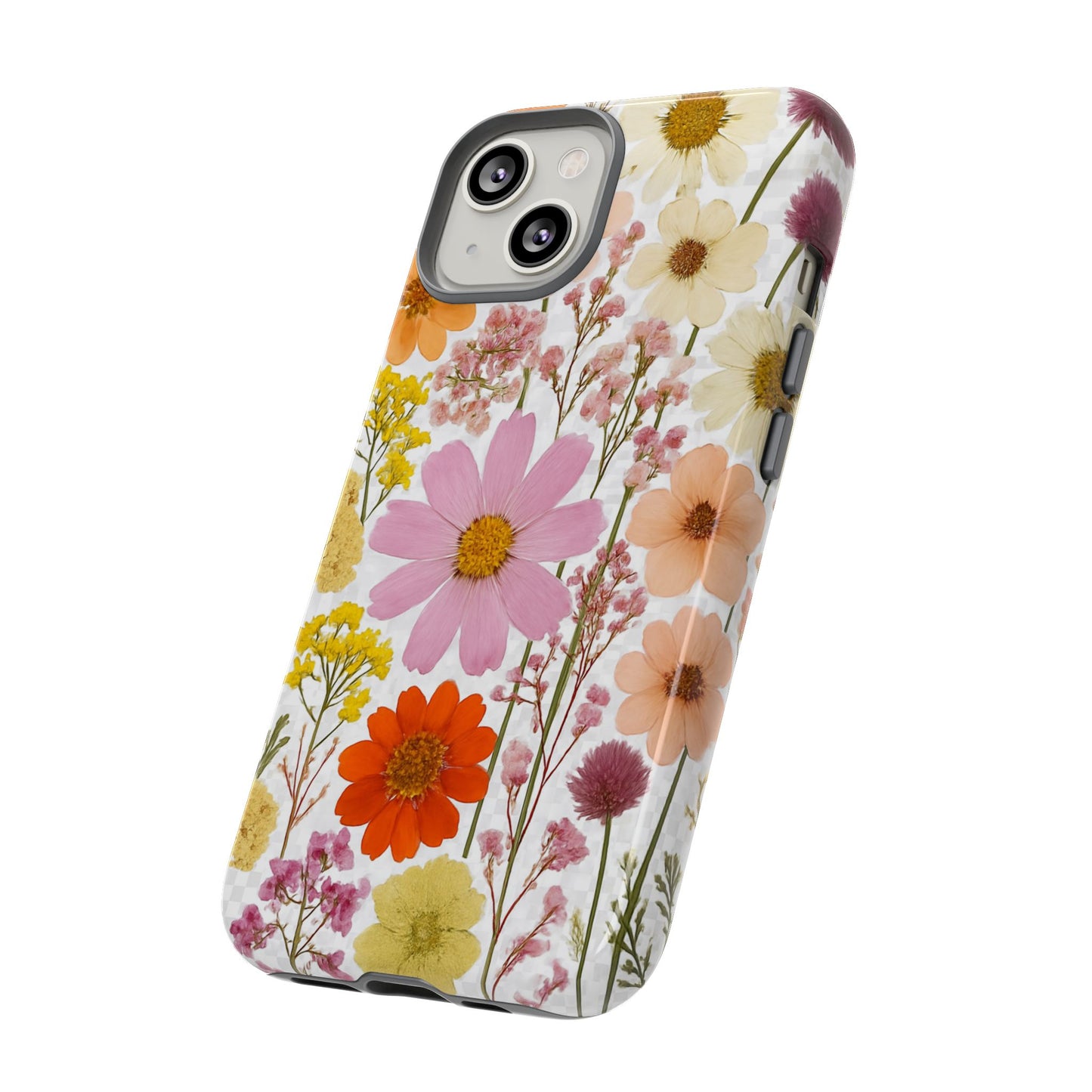 Floral Phone Case - Tough Cases, Stylish Protective Cover, Flower Design, Trendy Gift, Nature Lover Accessory, DRIED FLOWERS