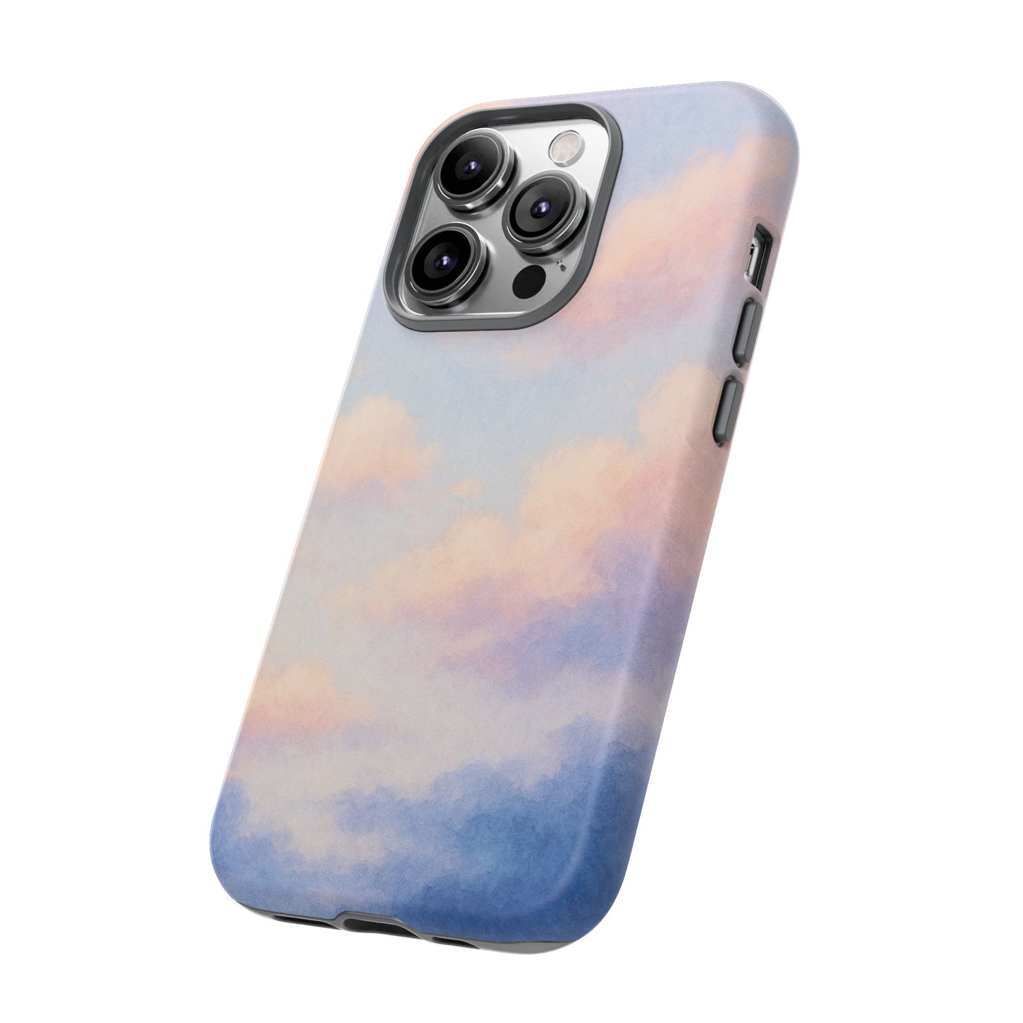Sky Blue Cloud Phone Case, Tough Phone Cover, Aesthetic Cell Phone Accessory, Gift for Teen, Trendy Tech Protection
