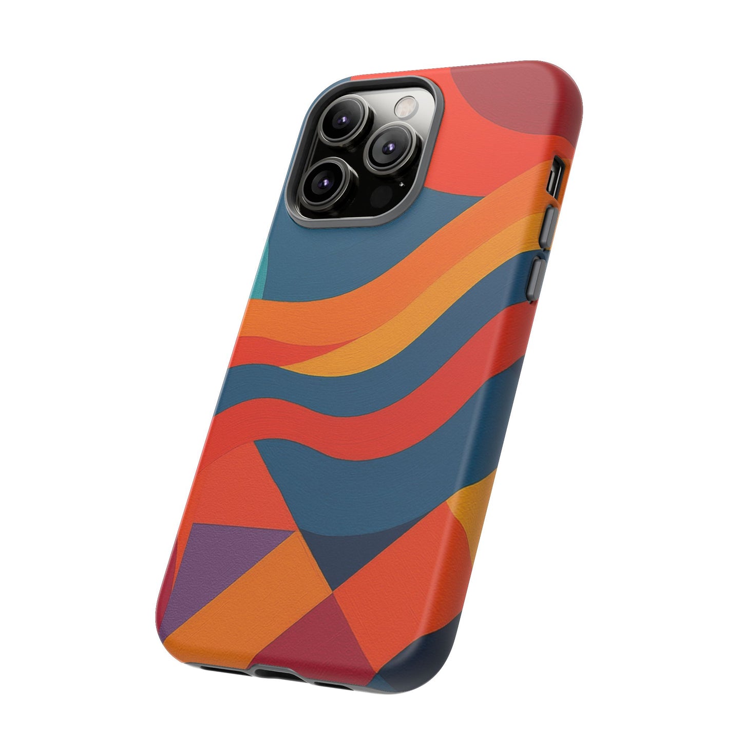 Vibrant Phone Case, Abstract Design Cover, Tough Cases for All Occasions, Stylish Gift for Tech Lovers, Modern Phone Accessories