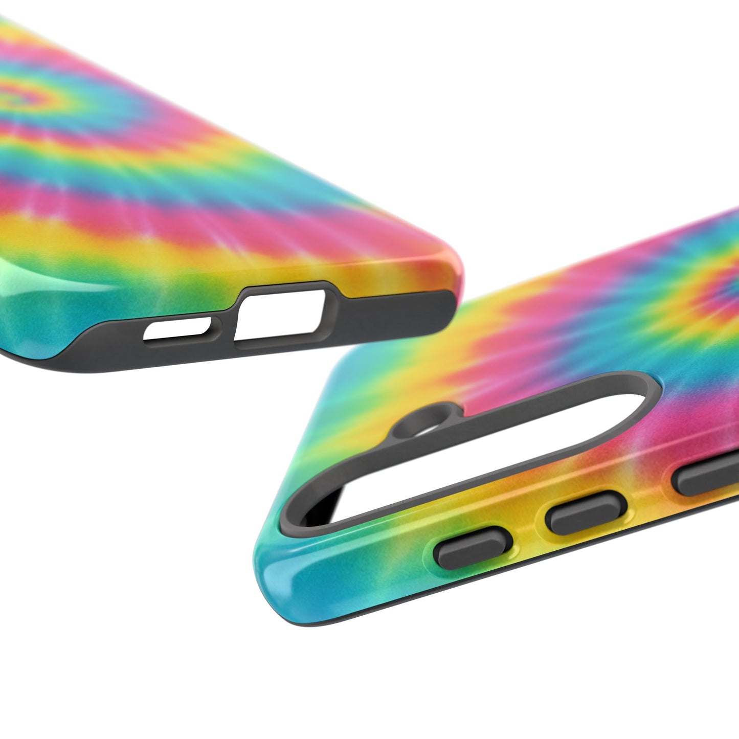 Colorful Tie-Dye Phone Case, Vibrant Phone Cover, Boho Style Accessory, Gift for Teens, Trendy Phone Accessories