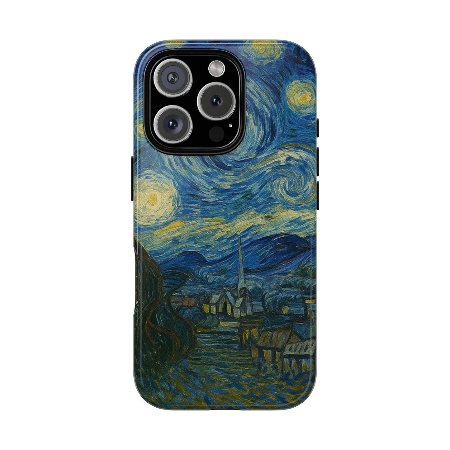 Starry Night Phone Case, Artistic Cell Phone Cover, Gift for Art Lovers, Unique Phone Accessory, Birthday Gift for Him/Her, Tough Cases