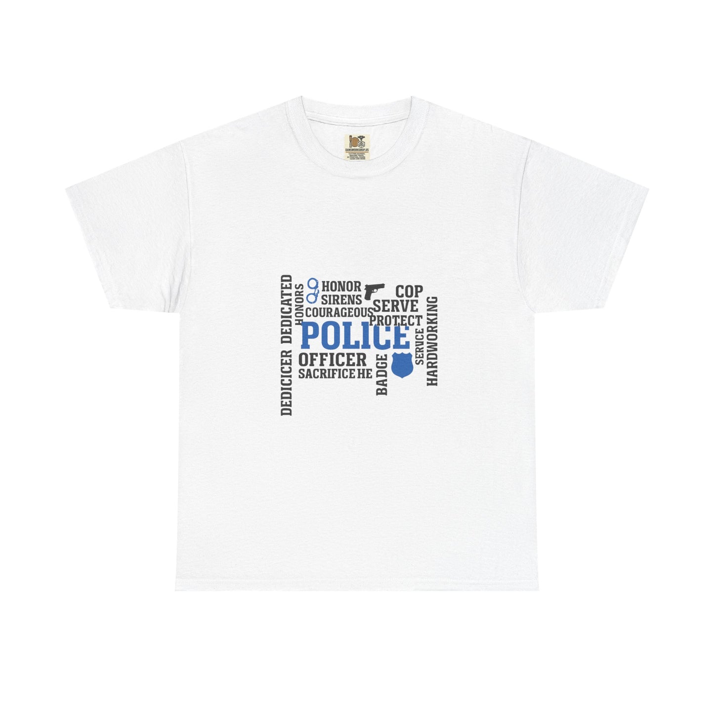 Police Officer Tribute Tee, Unisex Cotton T-Shirt, Law Enforcement Gift, Hero Appreciation Shirt, Cop Appreciation Day, Birthday Gift [...]