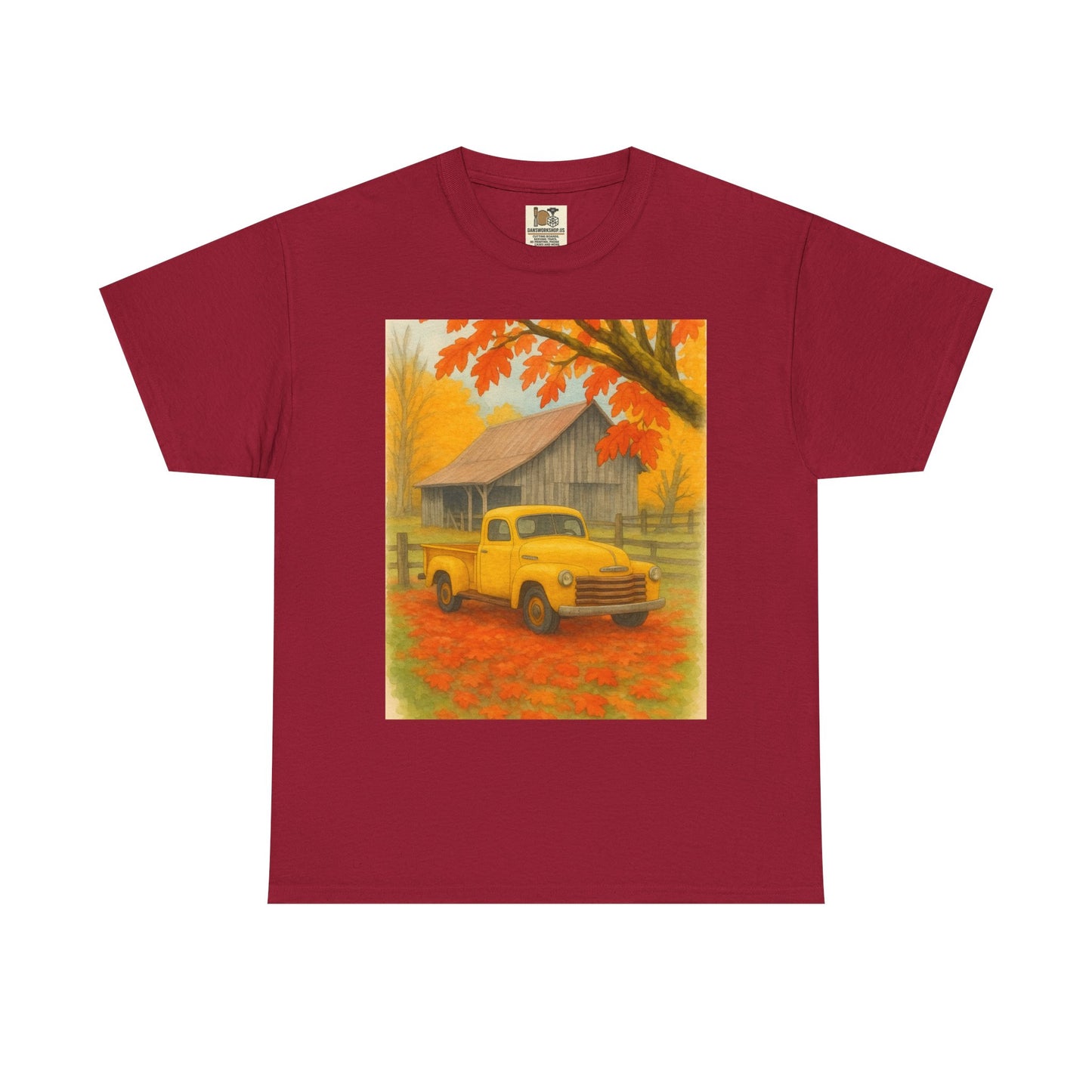 Autumn Vibes Unisex Heavy Cotton Tee, Fall Shirt, Vintage Truck Tee, Cozy [...]