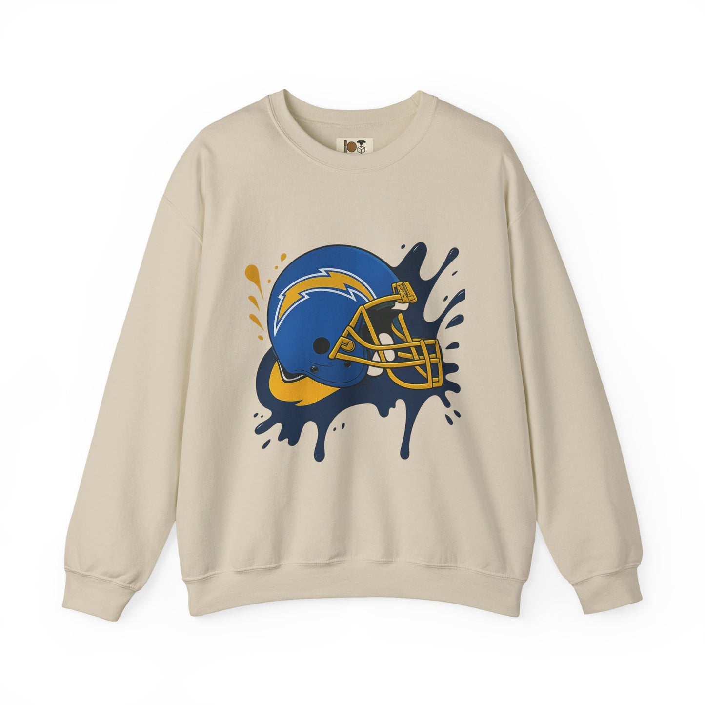 Sporty Splash Crewneck Sweatshirt - Football Lover Gift, Unisex Casual Wear, Game Day Attire, Cozy Sweatshirt, Fall Fashion