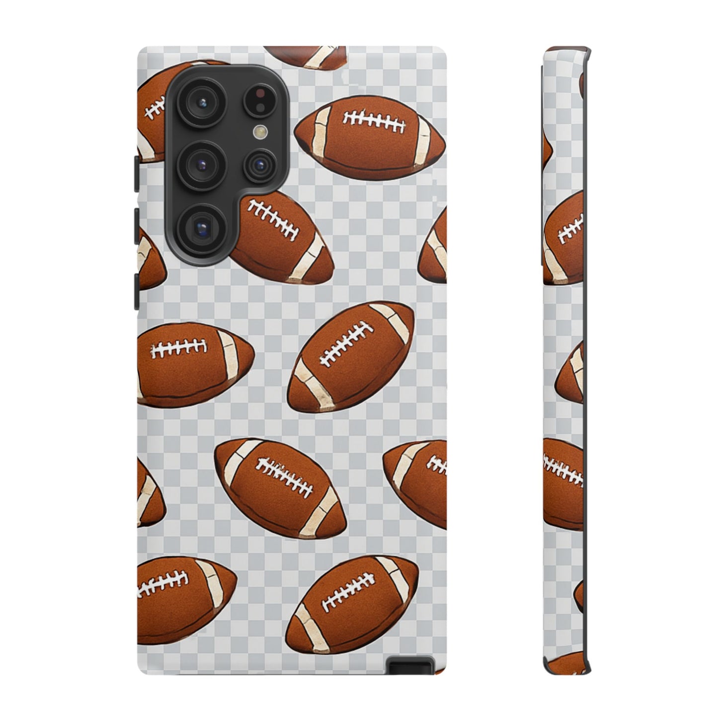 Football Phone Case, Tough Cases for Sports Fans, Unique Gift for Football Lovers, Protective Decor, Athletic Accessories