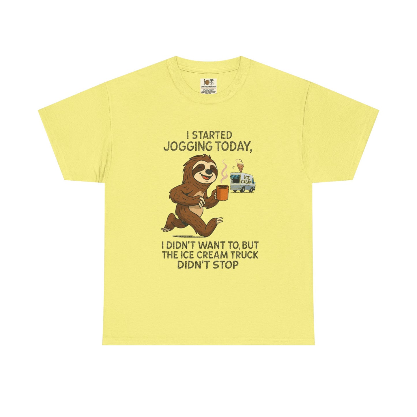 Funny Sloth Jogging T-Shirt | Gift for Exercise Lovers, Animal Humor Tee, Cute Sloth Apparel, Birthday Gift, Casual Wear