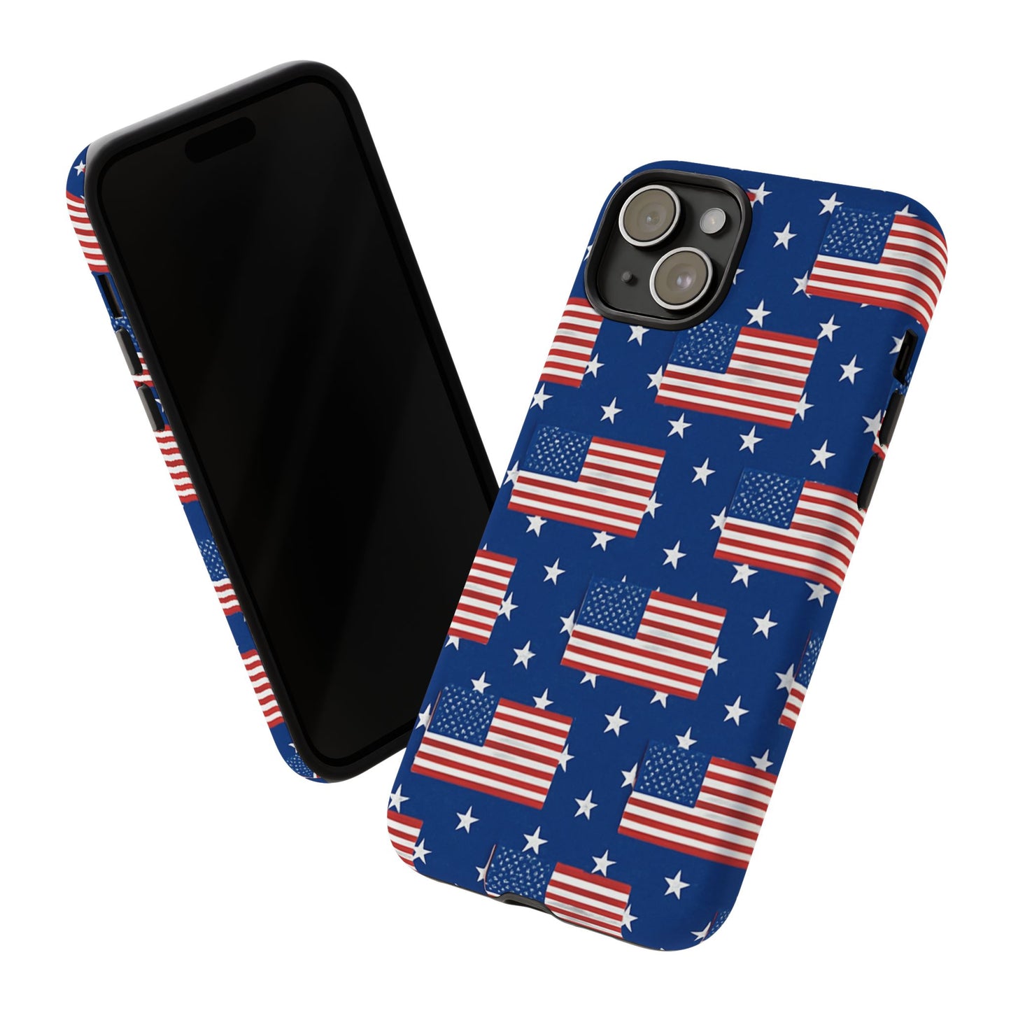 Patriotic Phone Case, Independence Day Accessories, American Flag Design, Star-Spangled Cover, Summer BBQ Gift