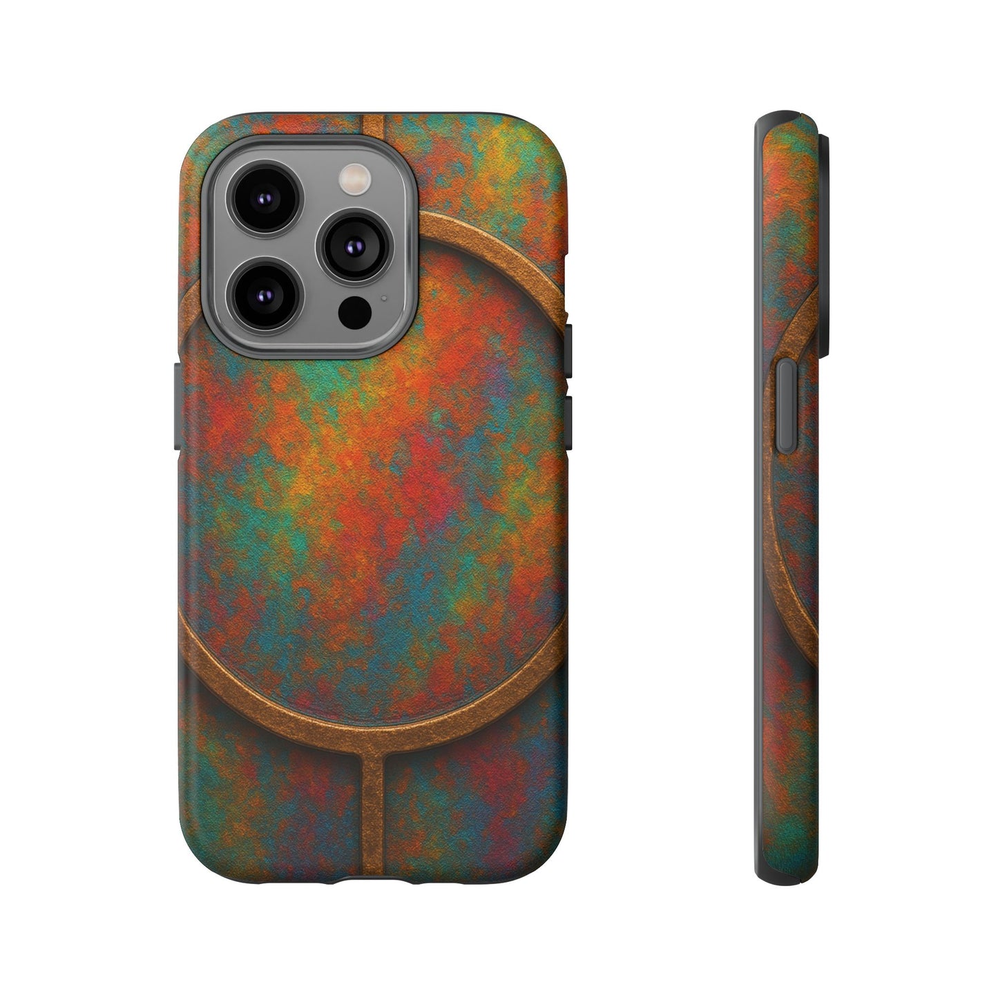 Colorful Tough Phone Case, Durable Cell Cover, Vibrant Protection Case, Unique Tech Accessory, Great Gift for Phone Lovers