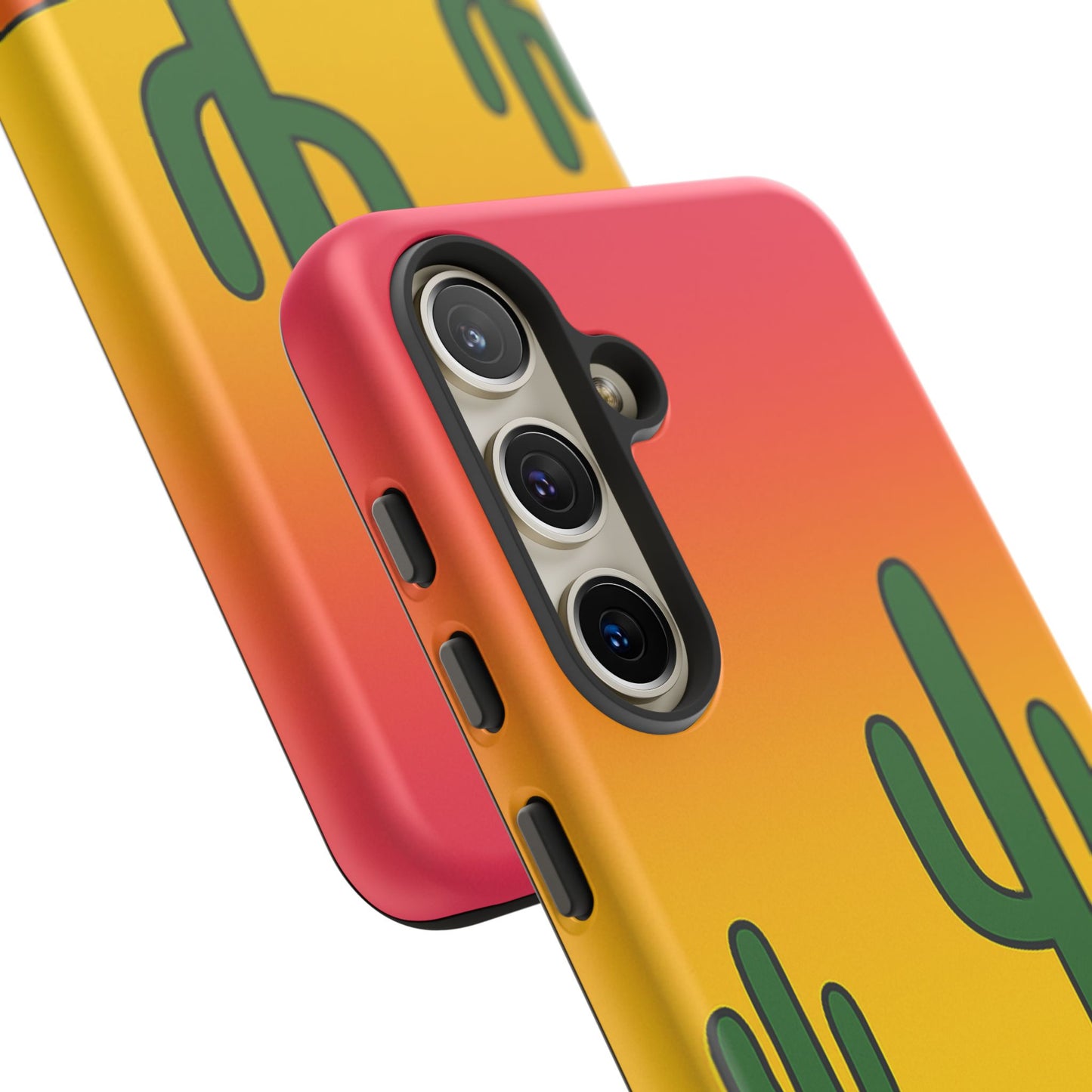 Desert Vibes Phone Case, Tough Cases, Cactus Design, Colorful Phone Cover, Summer Aesthetic, Unique Gift Idea