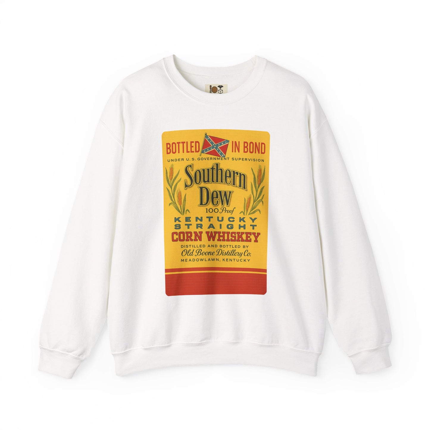 Southern Dew Whiskey Crewneck Sweatshirt | Cozy Unisex Pullover for Parties, Gifting, Birthdays, Whiskey Lovers