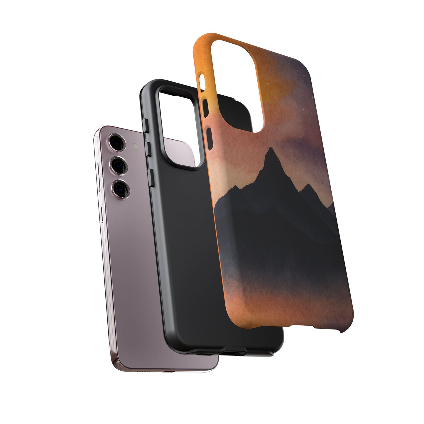 Mountain Sunset Phone Case, Nature Lover's Gift, Adventure Phone Cover, Unique Cellphone Accessories, Outdoor Enthusiast Decor