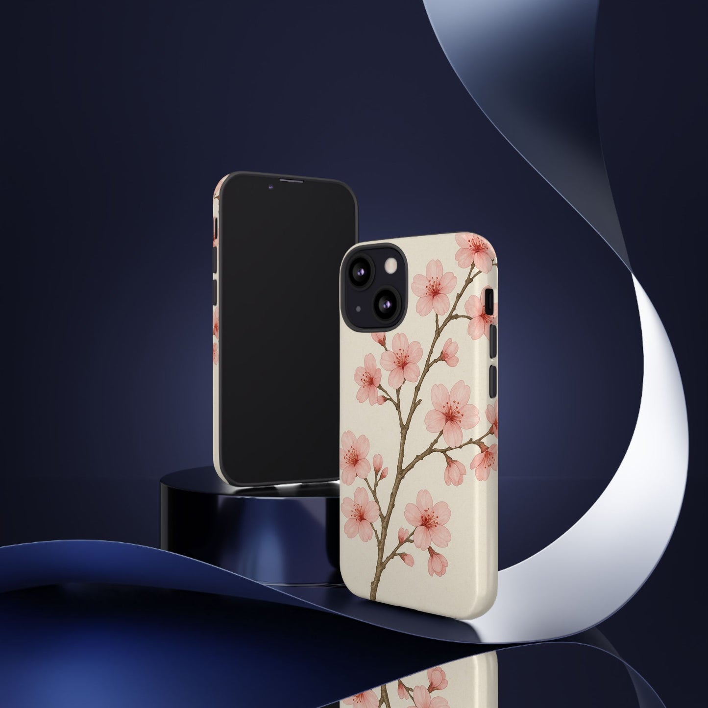 Cherry Blossom Phone Case, Floral Phone Cover, Tough Case for Gifts, Spring Decor, Cute Tech Accessories, Nature Lover's Gift