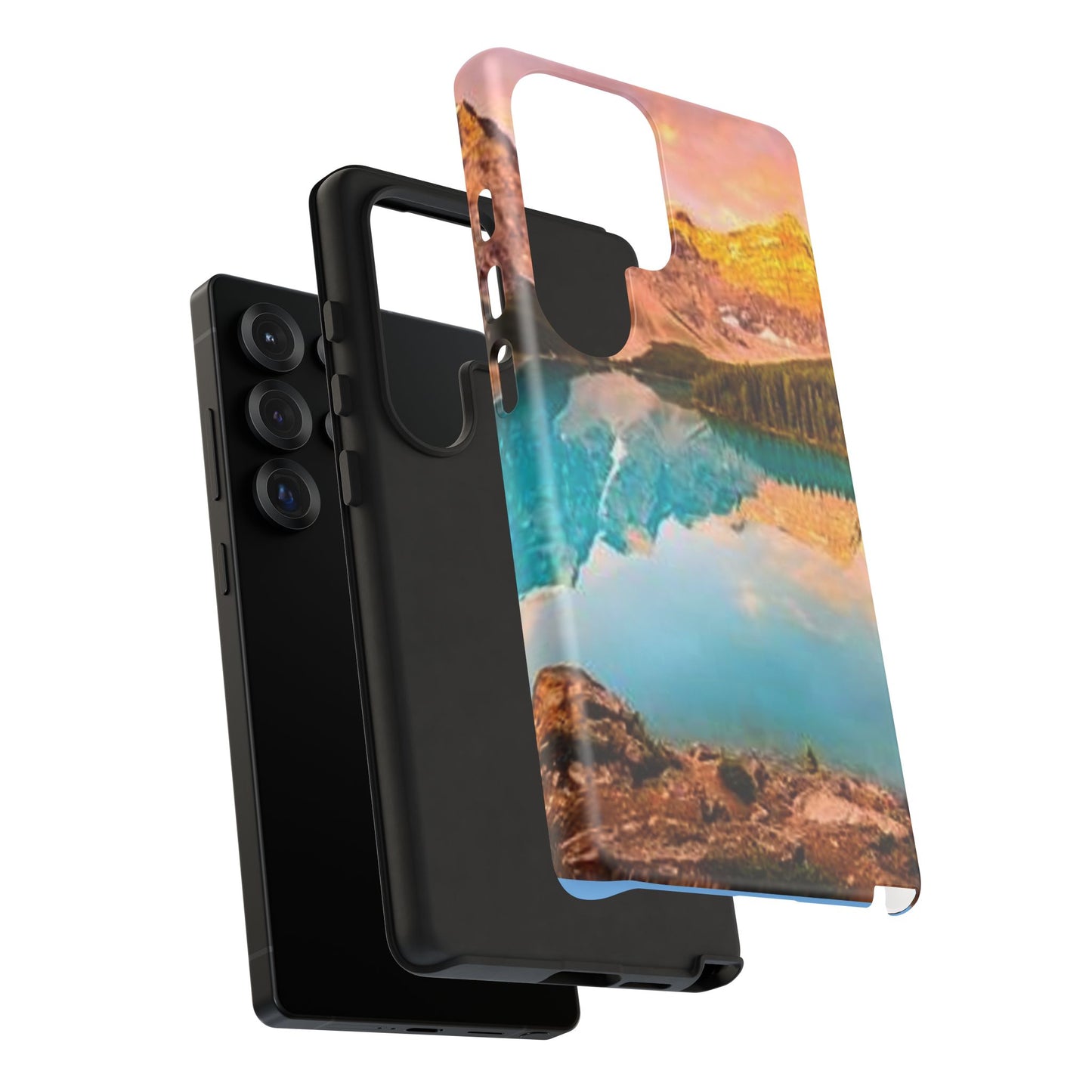 Nature-Inspired Phone Case with Mountain and Lake Design, Aesthetic Tough Cases for Outdoor Lovers, Phone Protection, Gift for Nature [...]