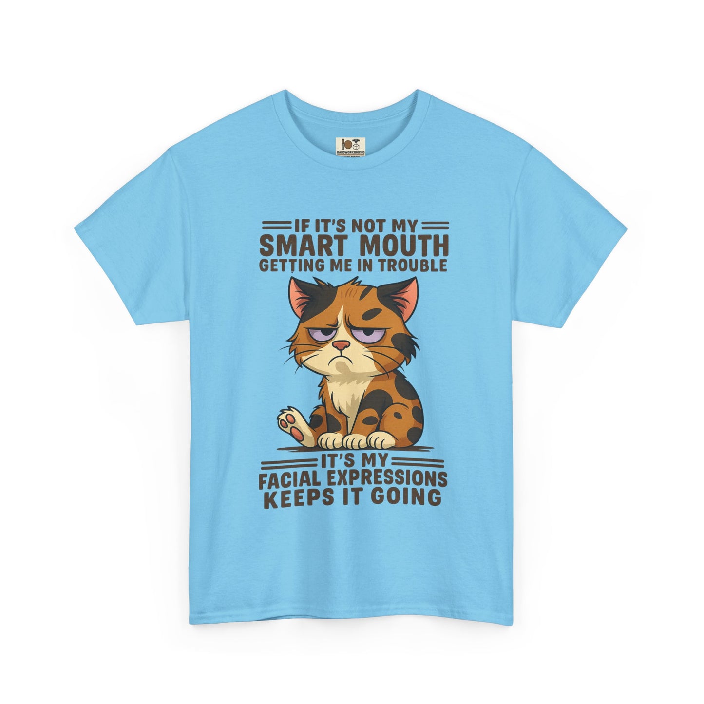 Sassy Cat Quote Tee, Funny Animal Shirt, Unisex Cotton T-Shirt, Gift for Cat Lovers, Humor Apparel, Cute Pet Theme