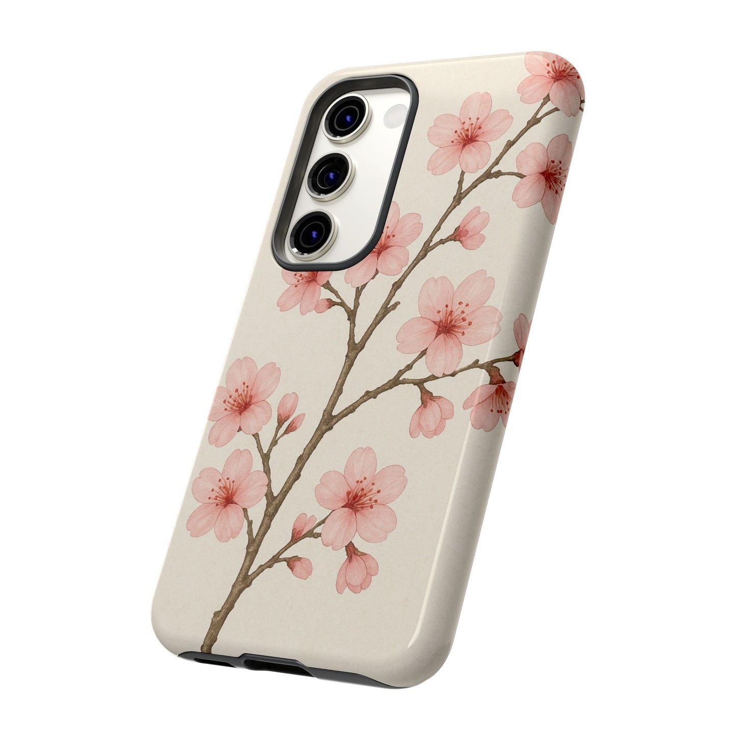 Cherry Blossom Phone Case, Floral Phone Cover, Tough Case for Gifts, Spring Decor, Cute Tech Accessories, Nature Lover's Gift