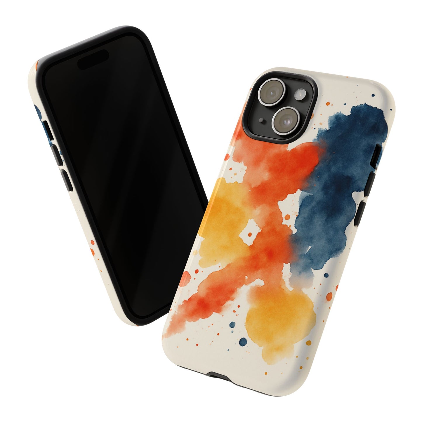 Watercolor Phone Case - Abstract Design, Tough Cases for Men & Women, Stylish Gift, Artistic Accessory for All Occasions