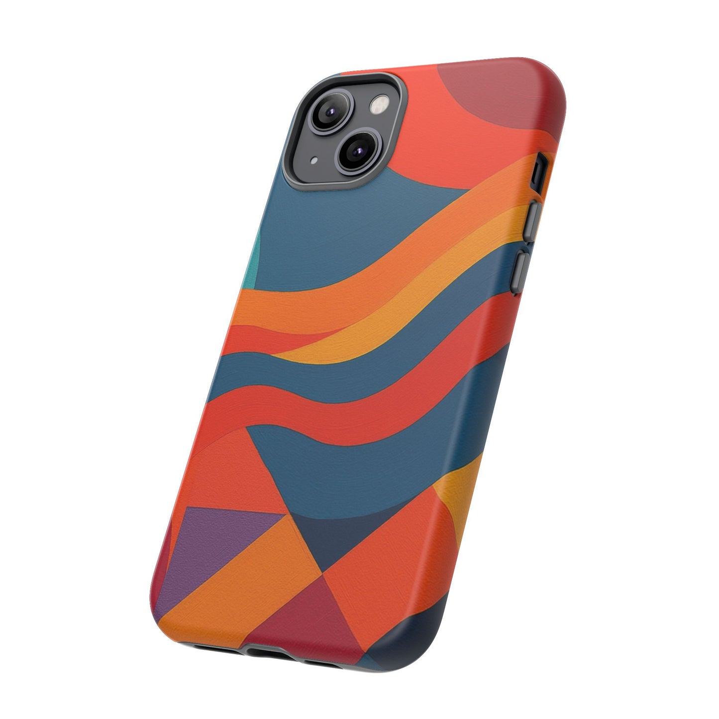 Vibrant Phone Case, Abstract Design Cover, Tough Cases for All Occasions, Stylish Gift for Tech Lovers, Modern Phone Accessories