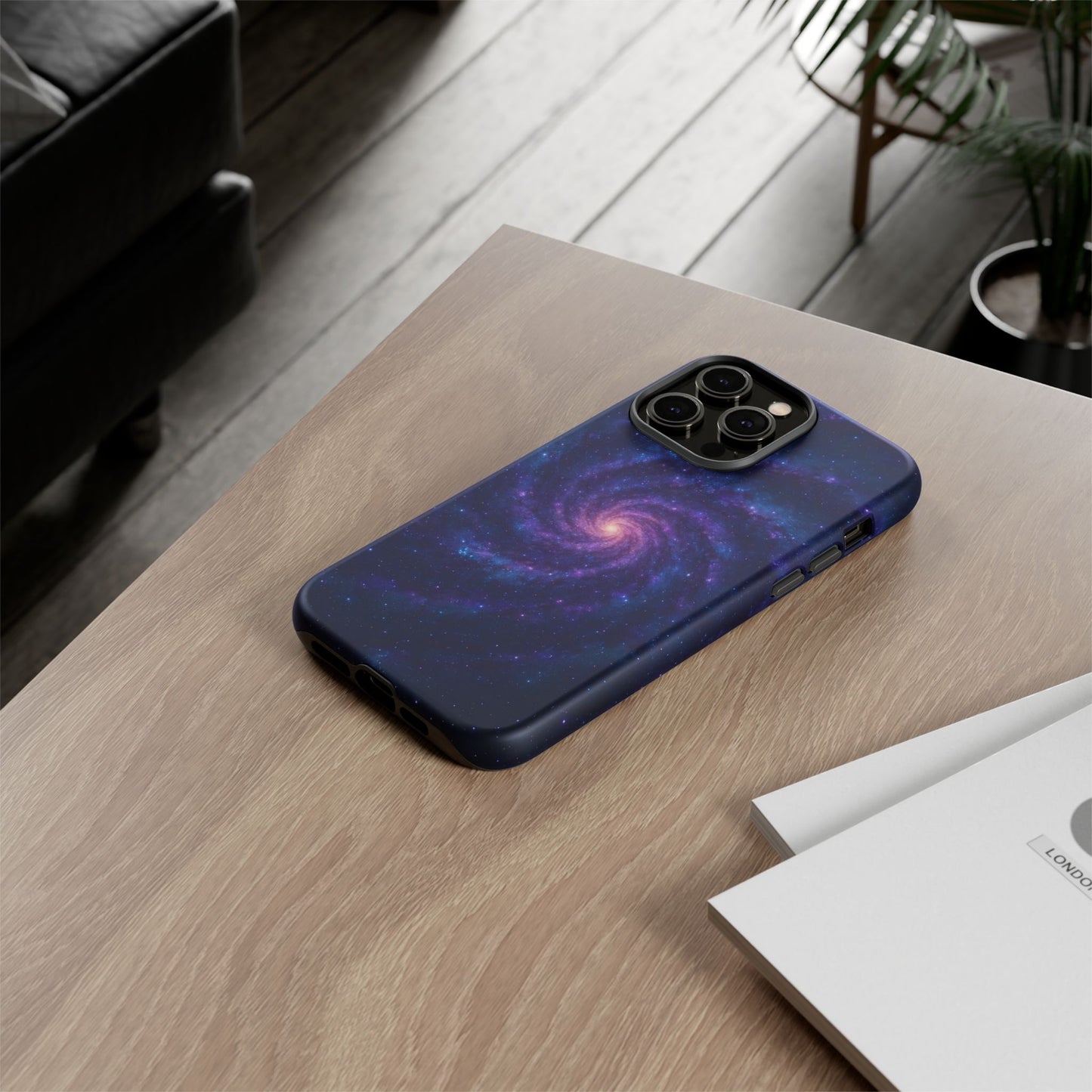 Galaxy Phone Case, Tough Phone Cover, Cosmic Phone Protection, Space Gift for Astronomers, Trendy Galaxy Design