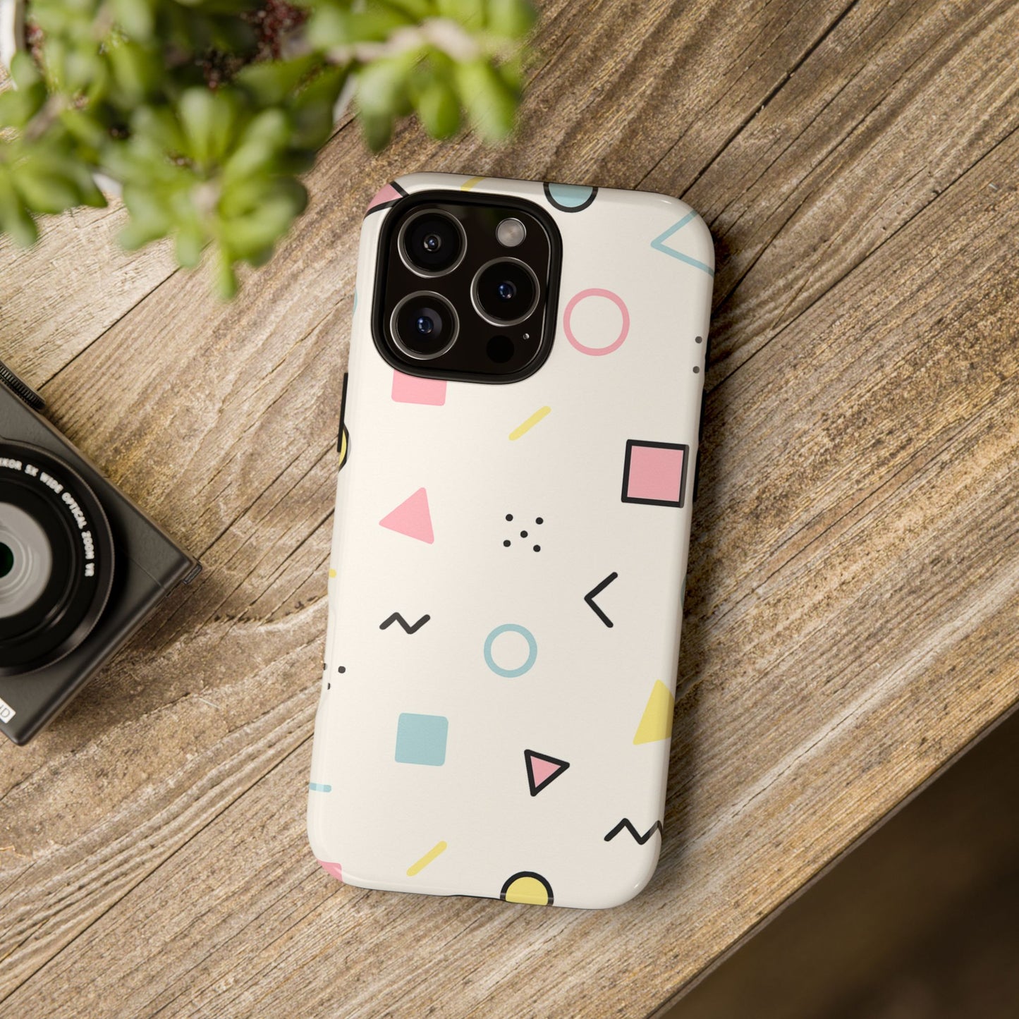 Geometric Phone Case - Stylish Tough Cases for Trendsetters, Unique Phone Covers, Modern Accessories, Gift Ideas for Her