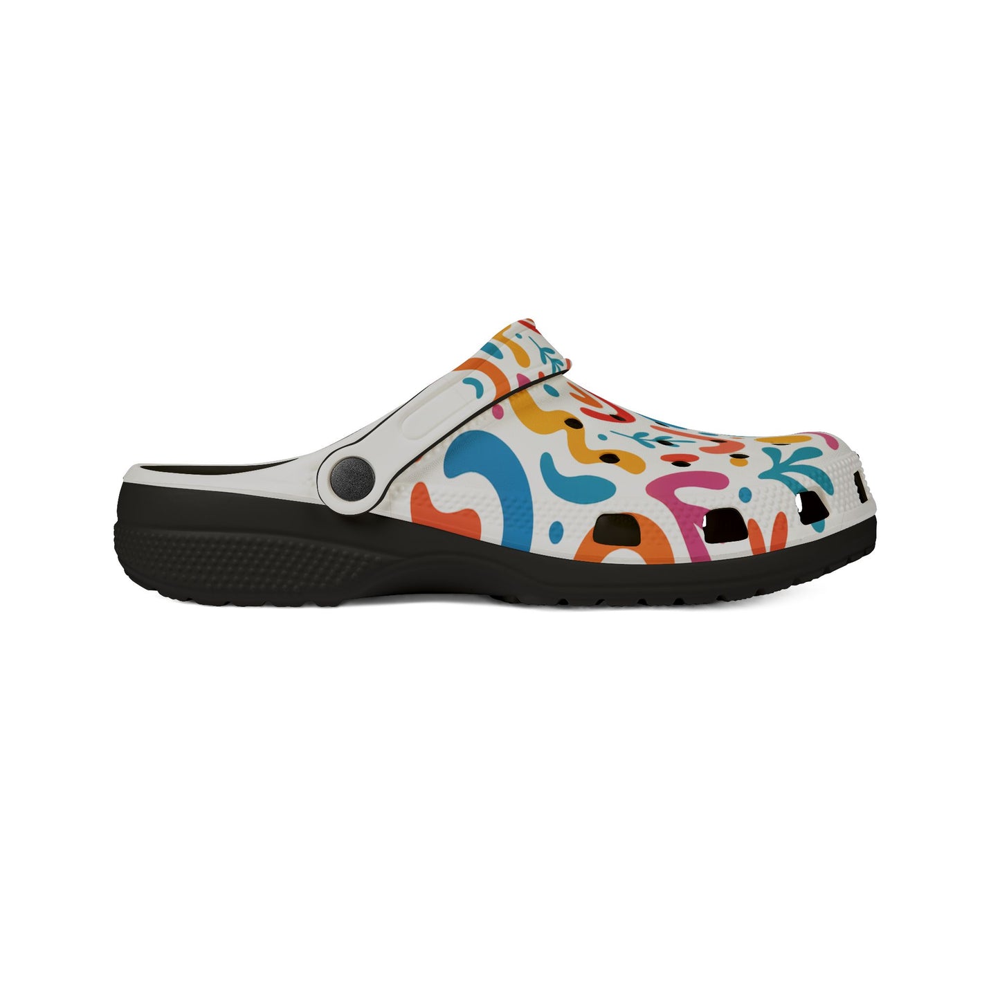 Colorful AOP EVA Foam Rubber Shoes with Vibrant Floral Design, Slip-On Clogs, Fun Garden Shoes, All-Occasion Footwear, Summer Style, [...]