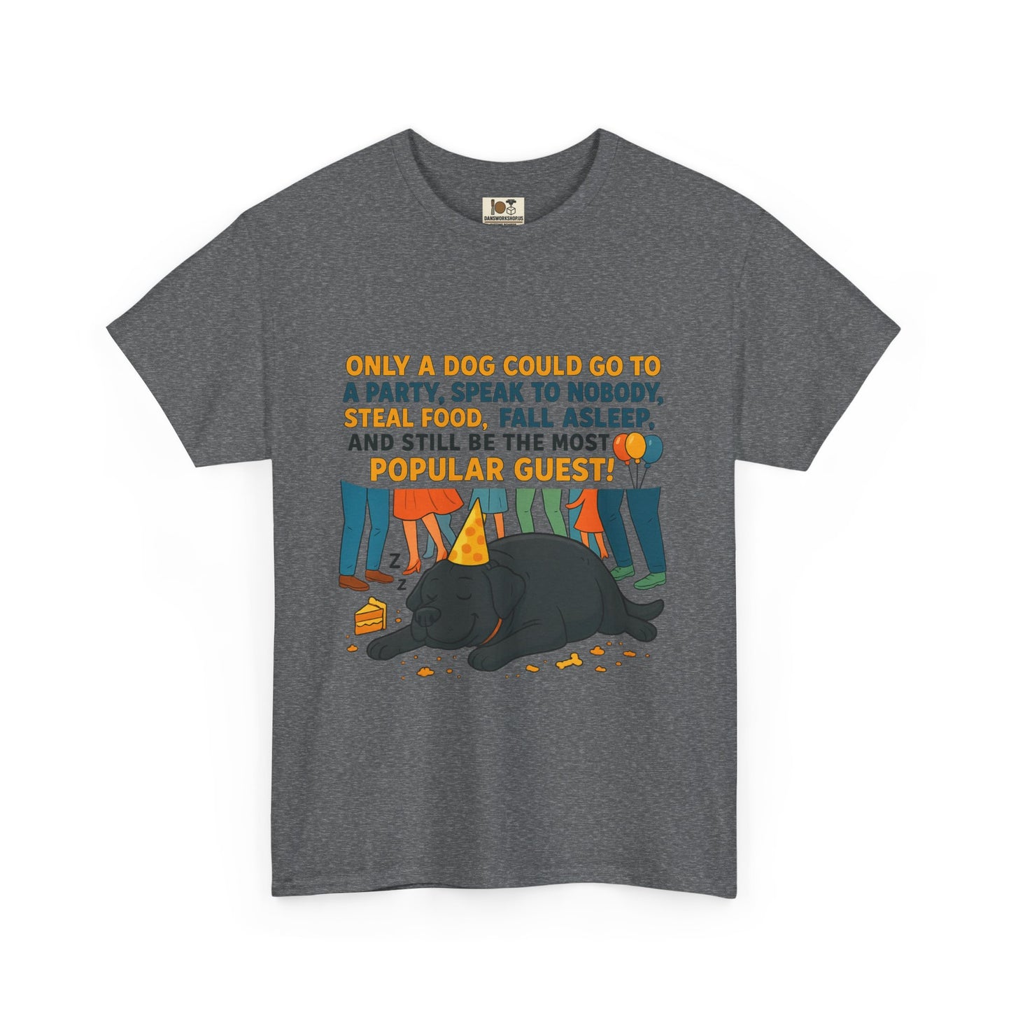 Funny Dog Lover Tee, Party Animal Shirt, Unique Gift for Dog Owners, Casual Wear, Pet Lover Gift, Birthdays, Dog Lovers