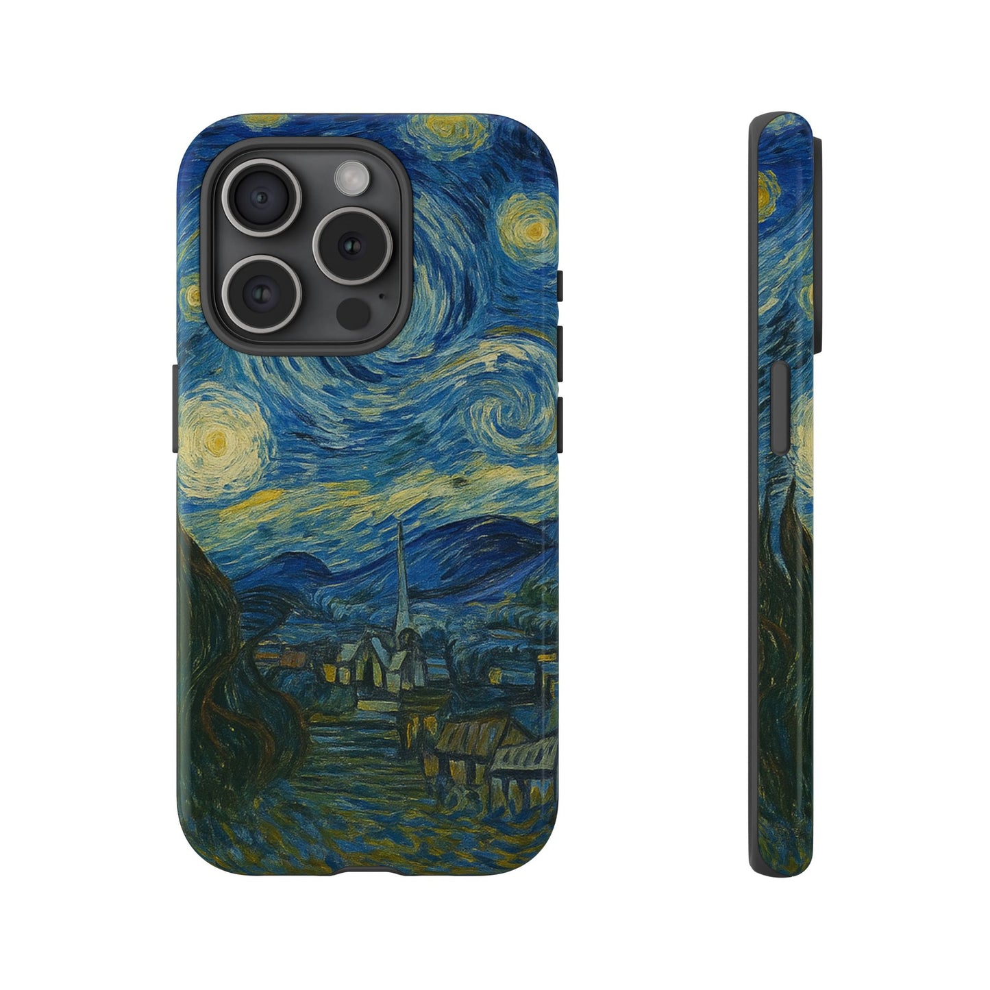 Starry Night Phone Case, Artistic Cell Phone Cover, Gift for Art Lovers, Unique Phone Accessory, Birthday Gift for Him/Her, Tough Cases
