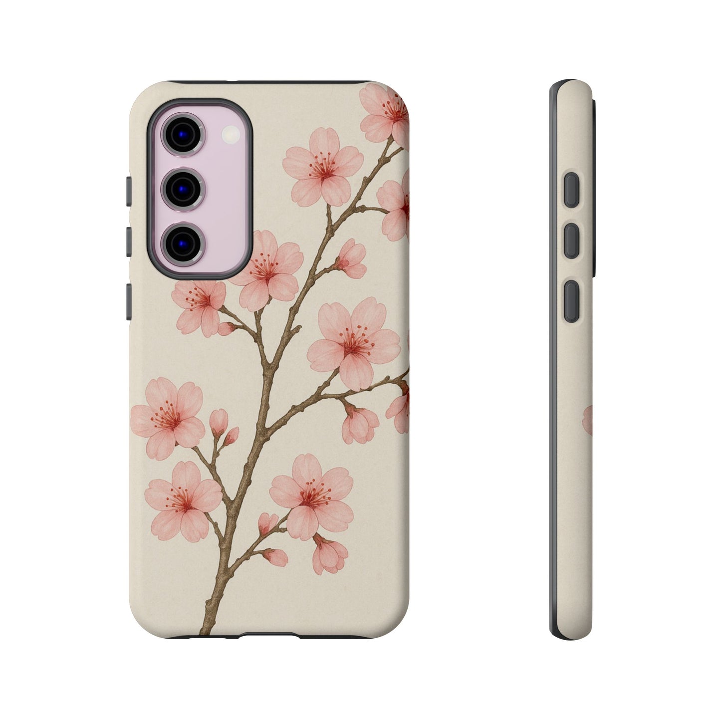 Cherry Blossom Phone Case, Floral Phone Cover, Tough Case for Gifts, Spring Decor, Cute Tech Accessories, Nature Lover's Gift