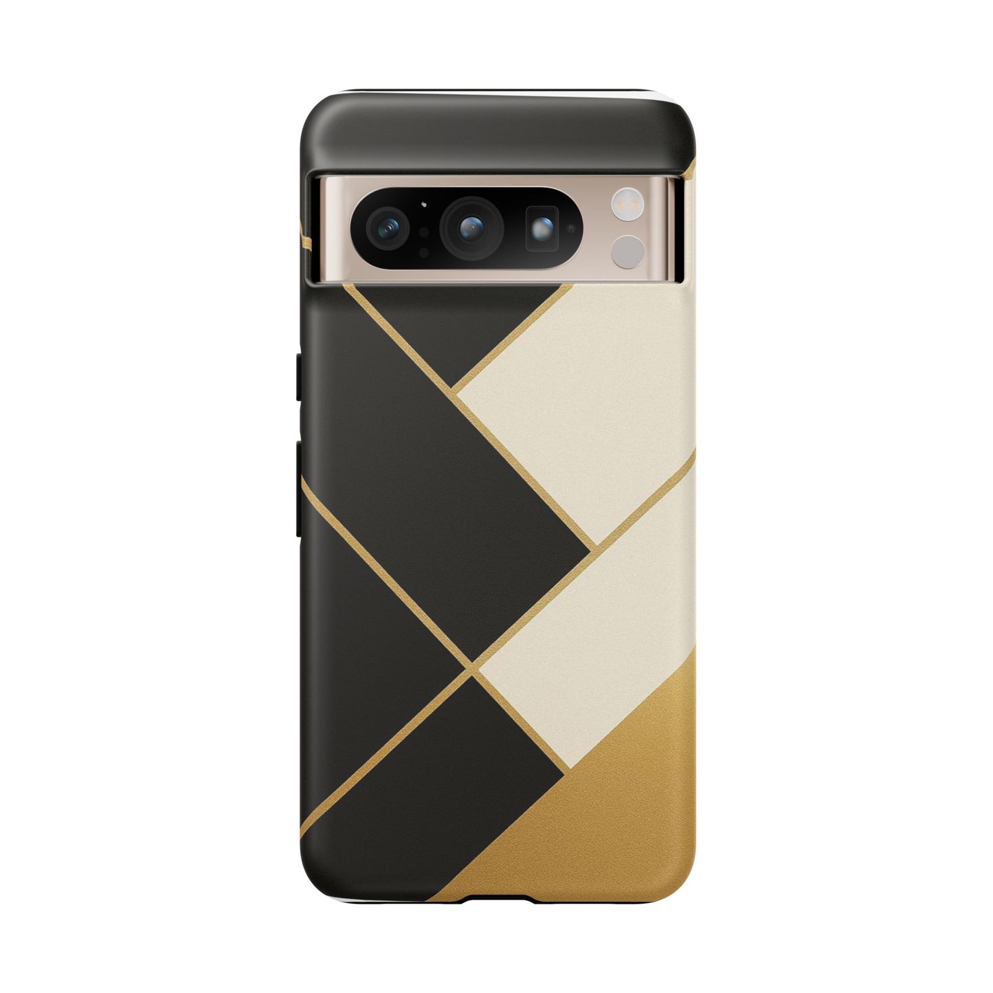 Chic Phone Case, Stylish Phone Cover, Geometric Design Case, Protective Mobile Case, Modern Phone Protector