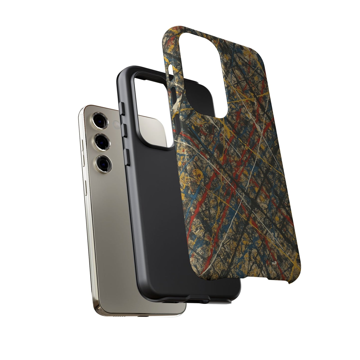 Tough Cases Phone Case - Bold Abstract Design, Stylish Mobile Cover, Unique Gift for Him/Her, Durable Accessory, Trendy Protection