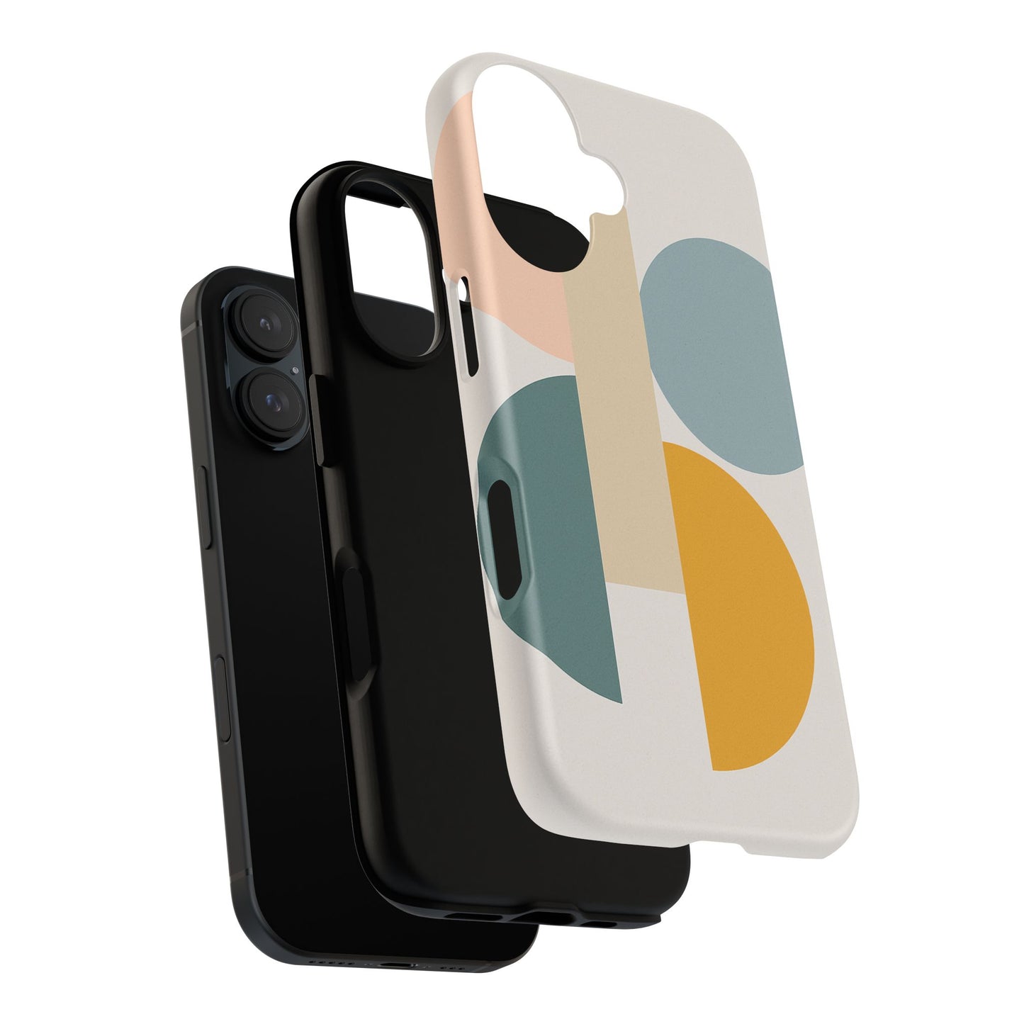 Minimalist Geometric Phone Case, Stylish Protective Cover for Phones, Modern Design, Gift for Him/Her, Trendy Tech Accessory
