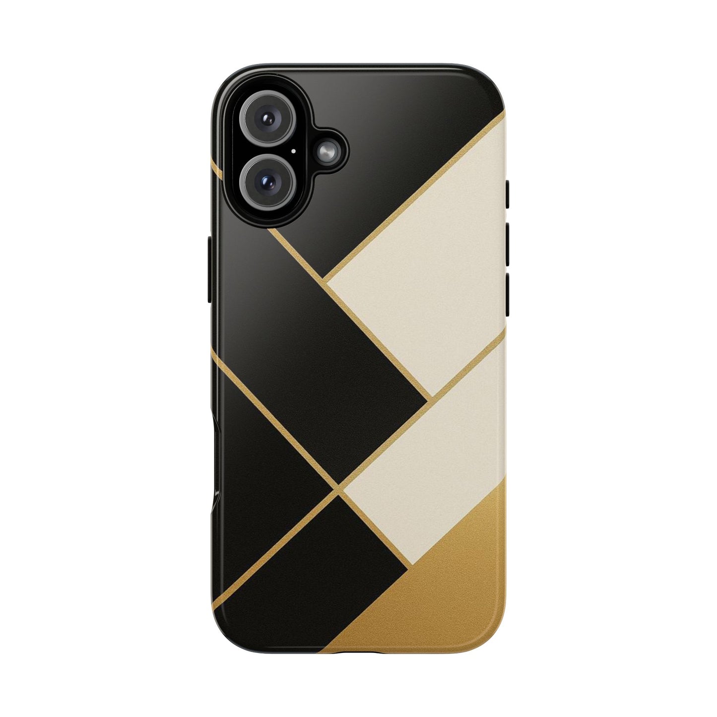 Chic Phone Case, Stylish Phone Cover, Geometric Design Case, Protective Mobile Case, Modern Phone Protector