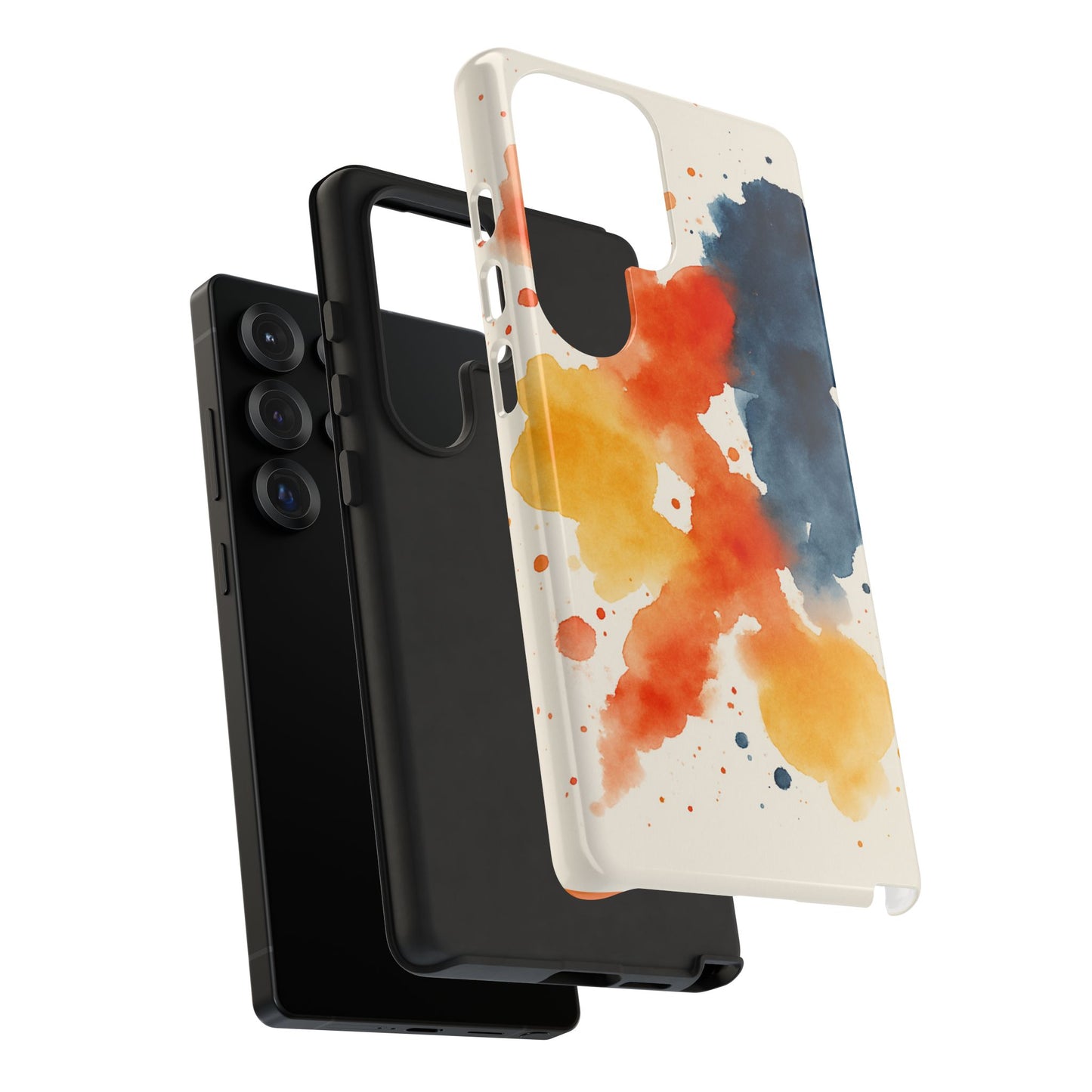 Watercolor Phone Case - Abstract Design, Tough Cases for Men & Women, Stylish Gift, Artistic Accessory for All Occasions