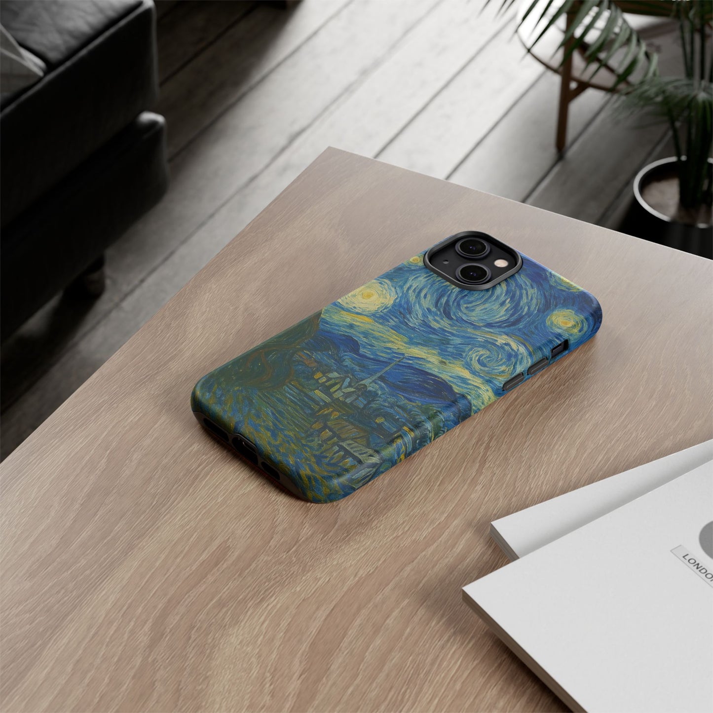 Starry Night Phone Case, Artistic Cell Phone Cover, Gift for Art Lovers, Unique Phone Accessory, Birthday Gift for Him/Her, Tough Cases